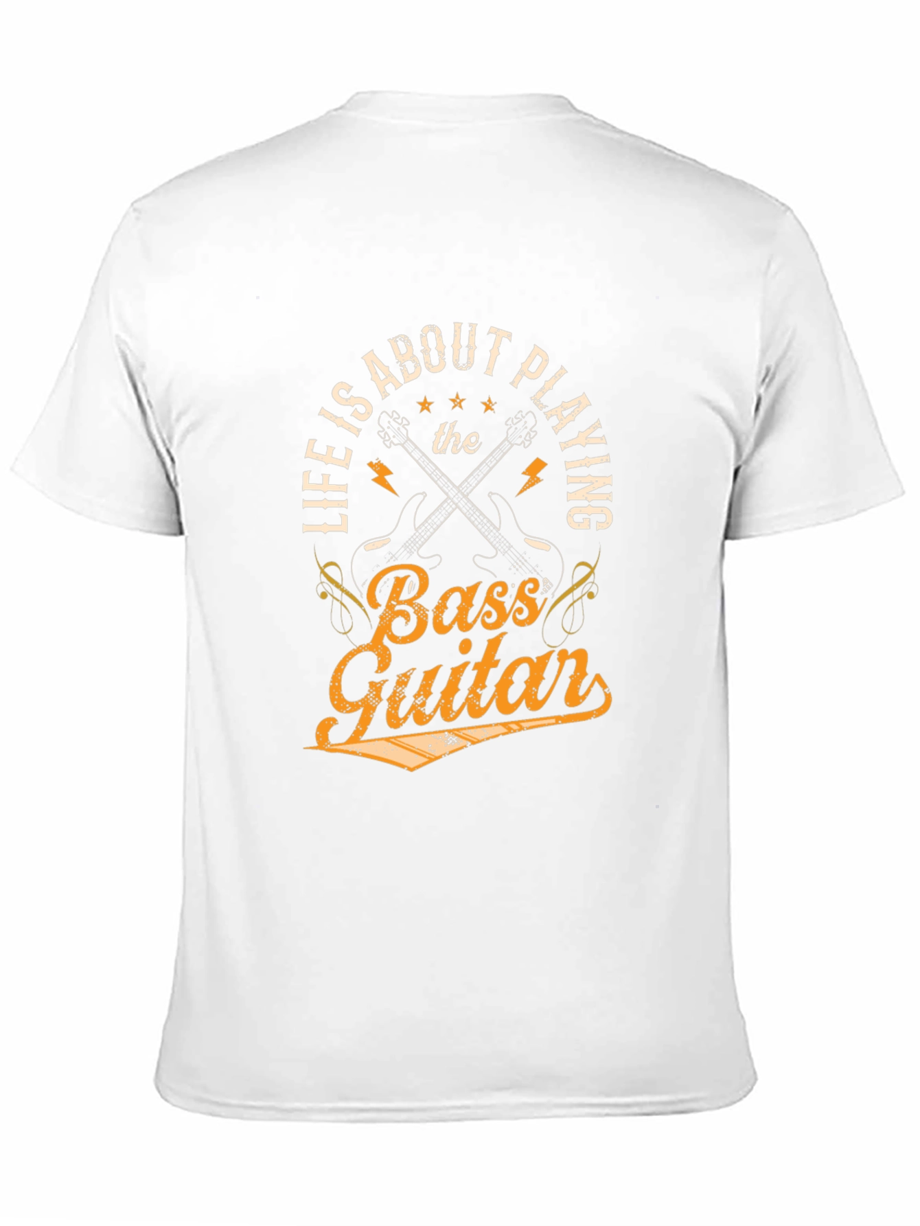 Life is About Playing the Bass Guitar Graphic Tee
