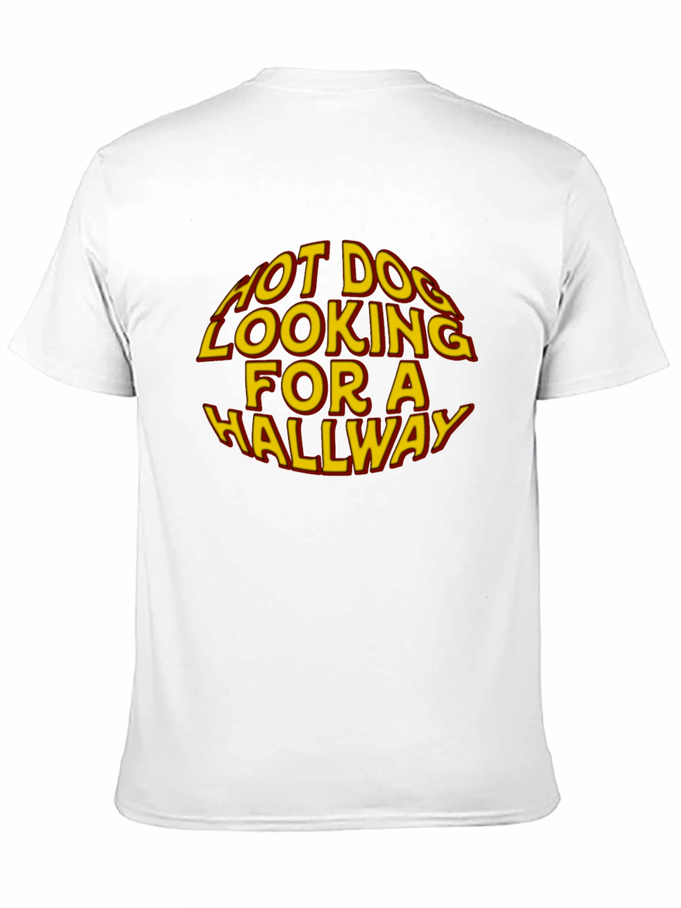 Hot Dog Looking For A Hallway Graphic T-Shirt