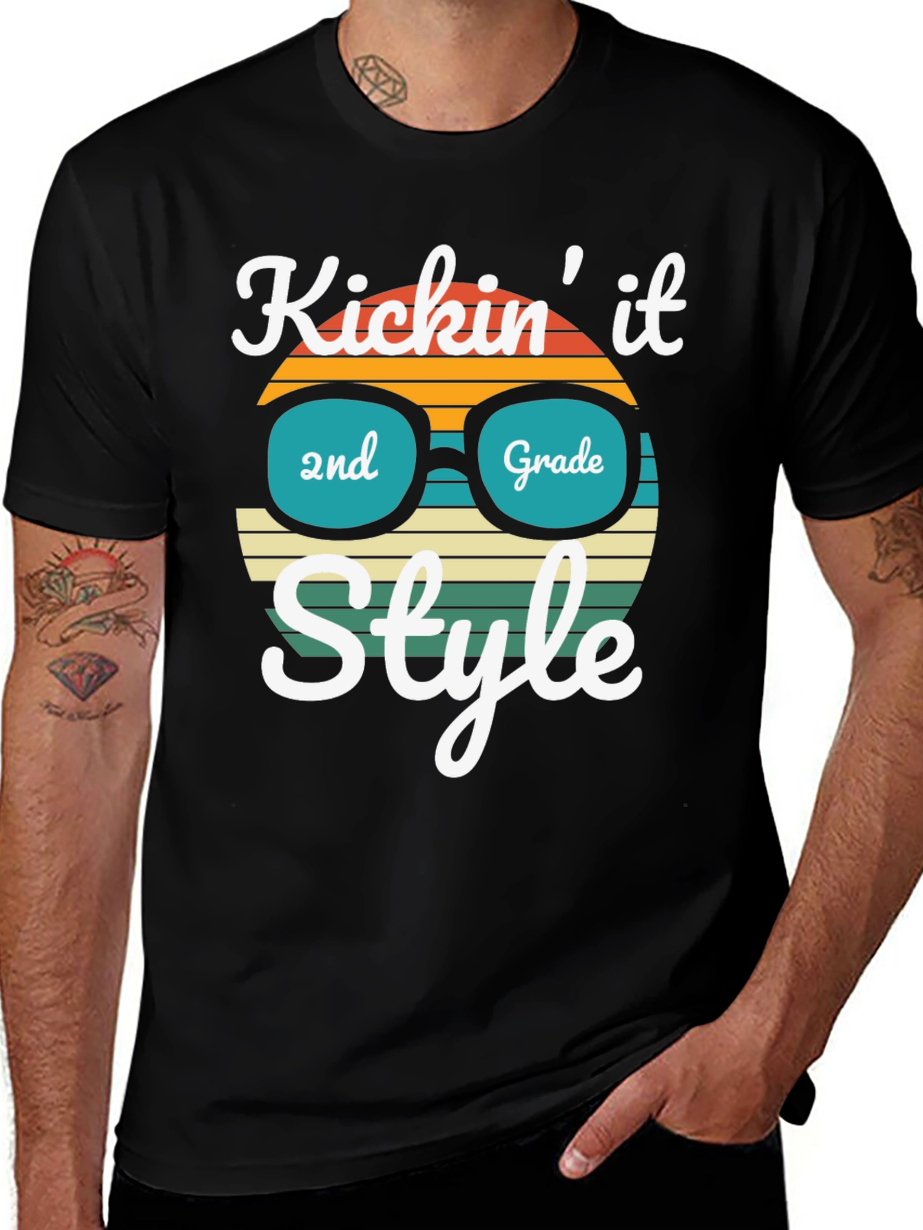 Kicking It 2nd Grade Style T-Shirt