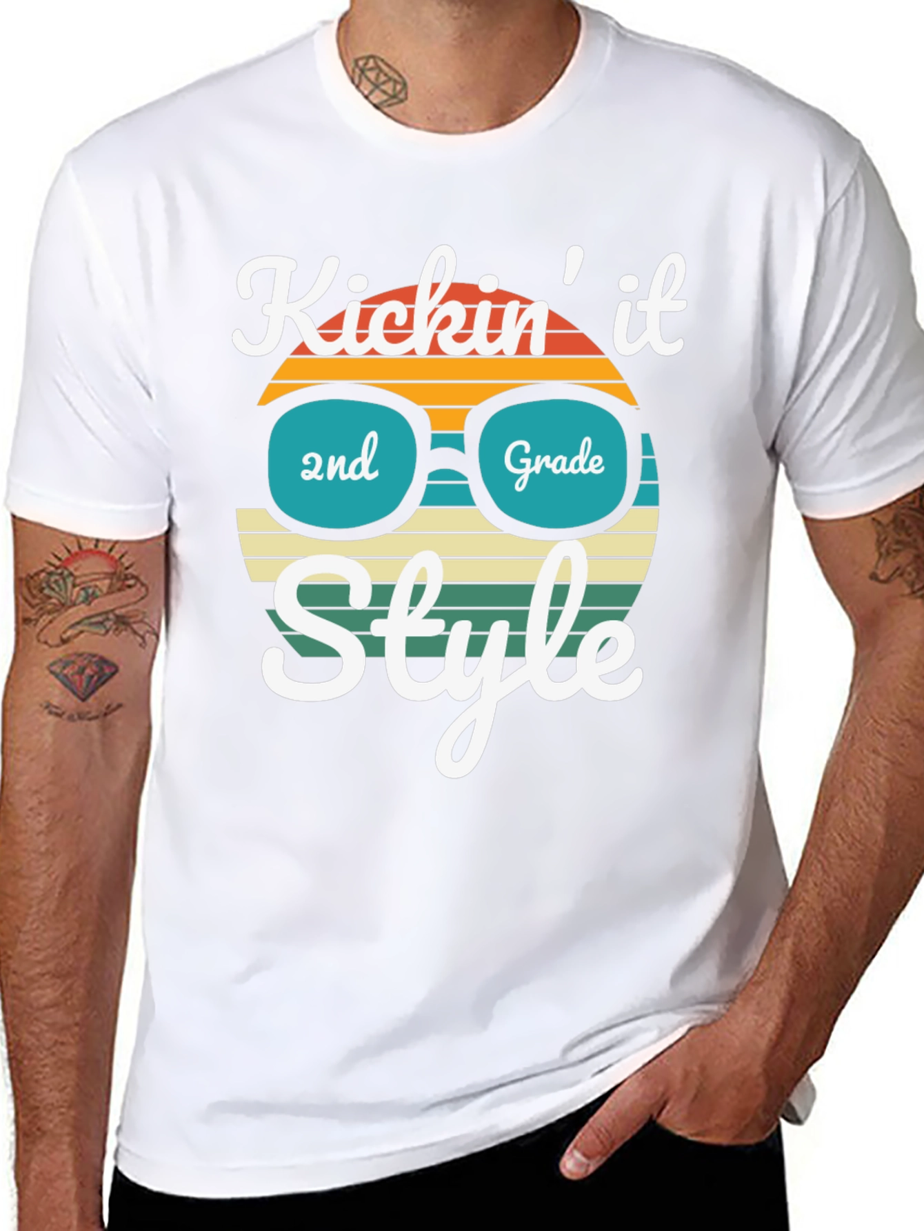 Kicking It 2nd Grade Style T-Shirt