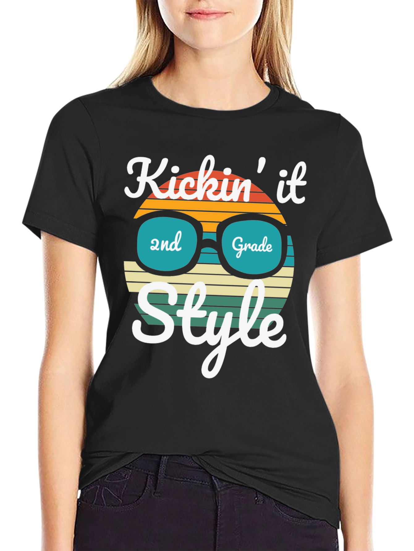 Kicking It 2nd Grade Style T-Shirt