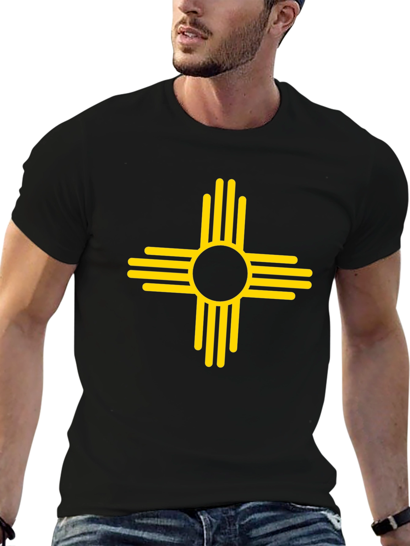New Mexico Zia Sun Symbol Graphic Tee