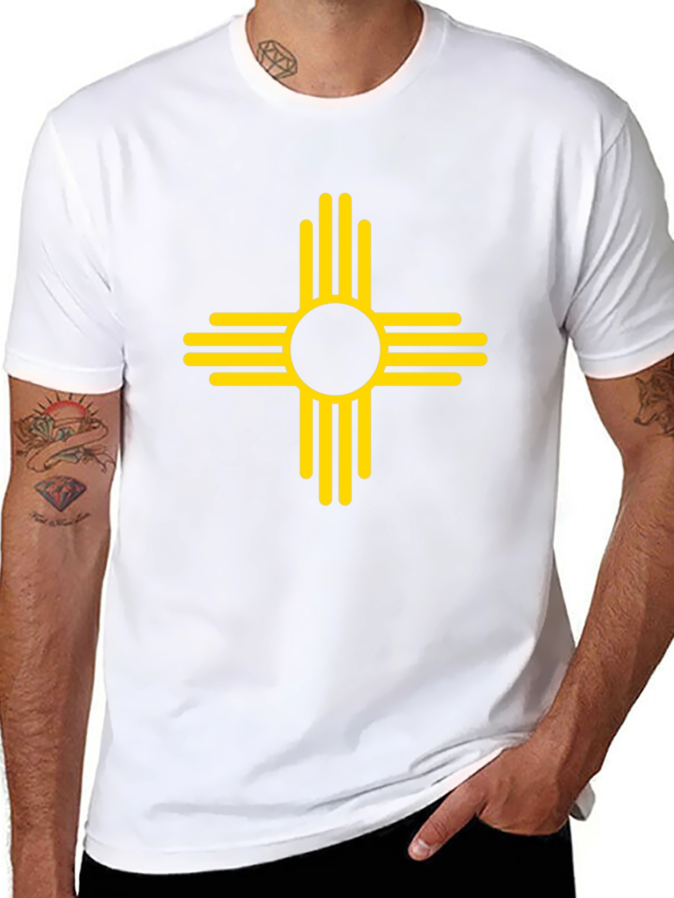 New Mexico Zia Sun Symbol Graphic Tee