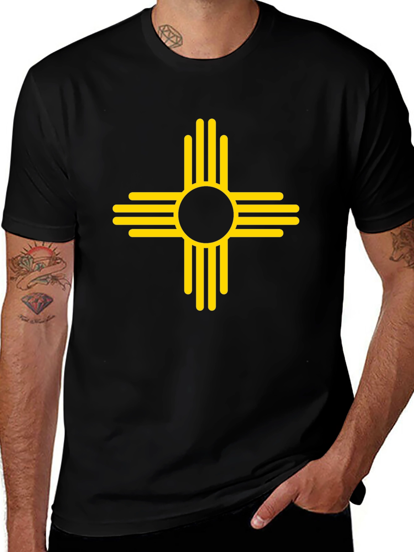 New Mexico Zia Sun Symbol Graphic Tee