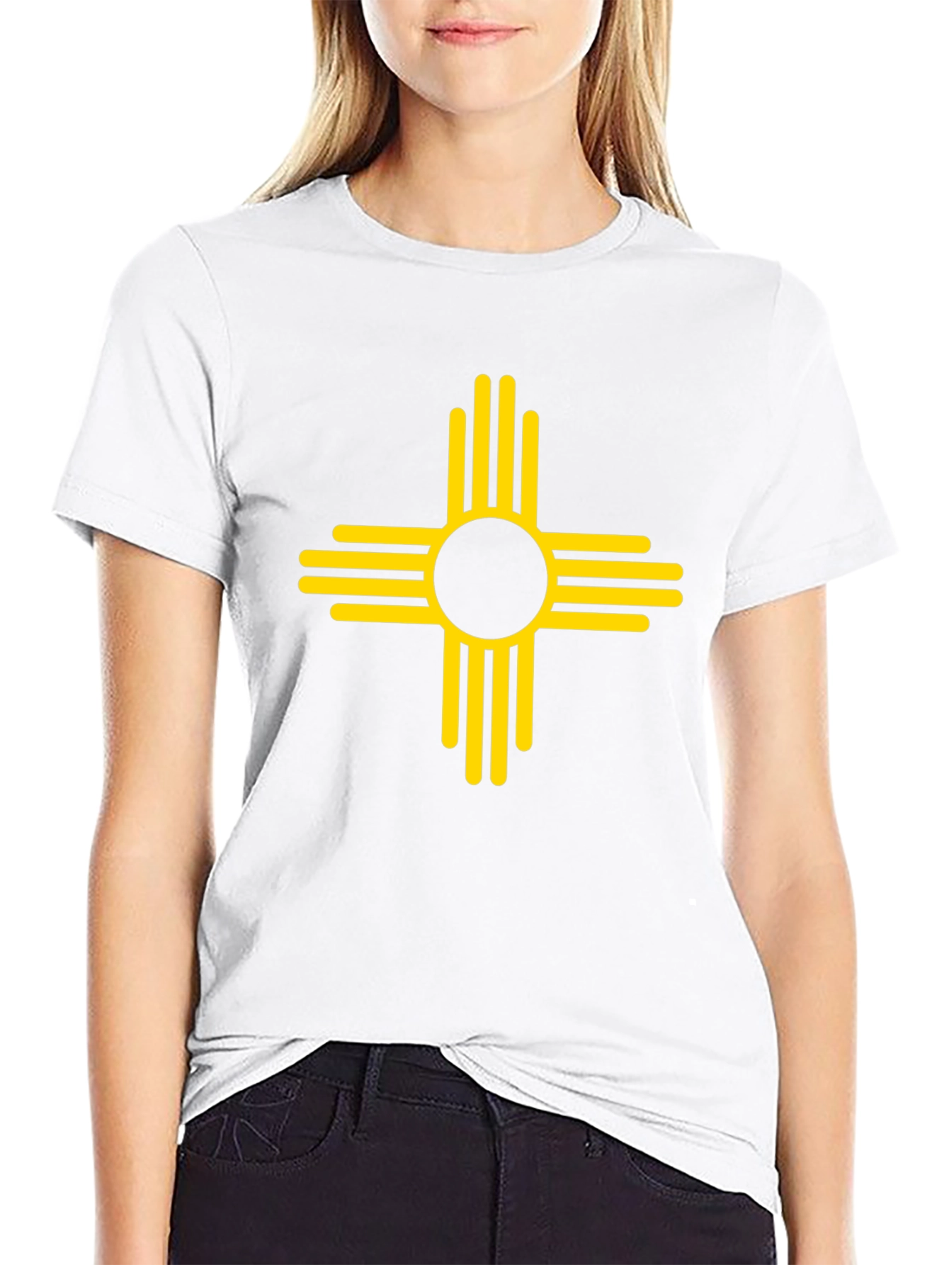 New Mexico Zia Sun Symbol Graphic Tee