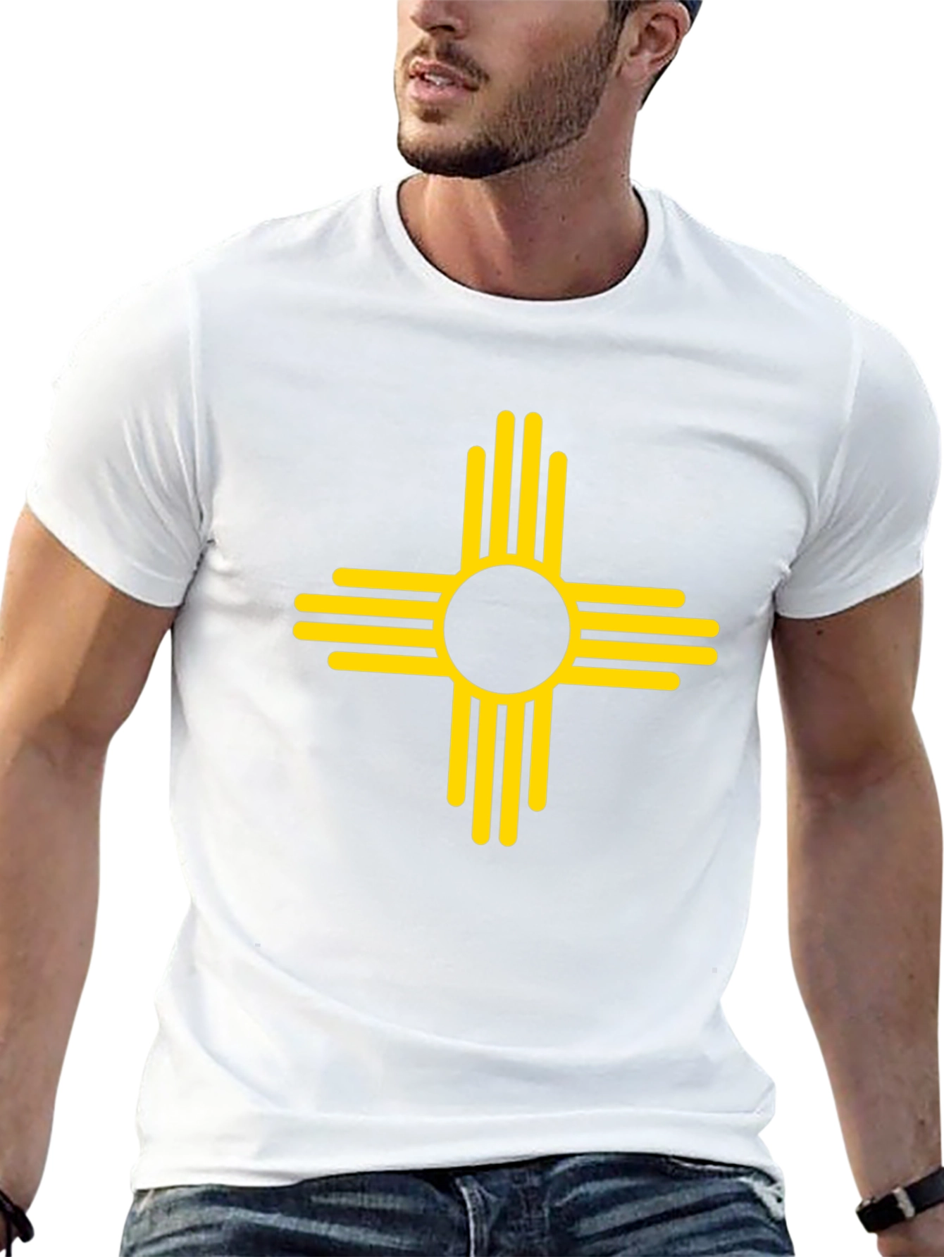 New Mexico Zia Sun Symbol Graphic Tee