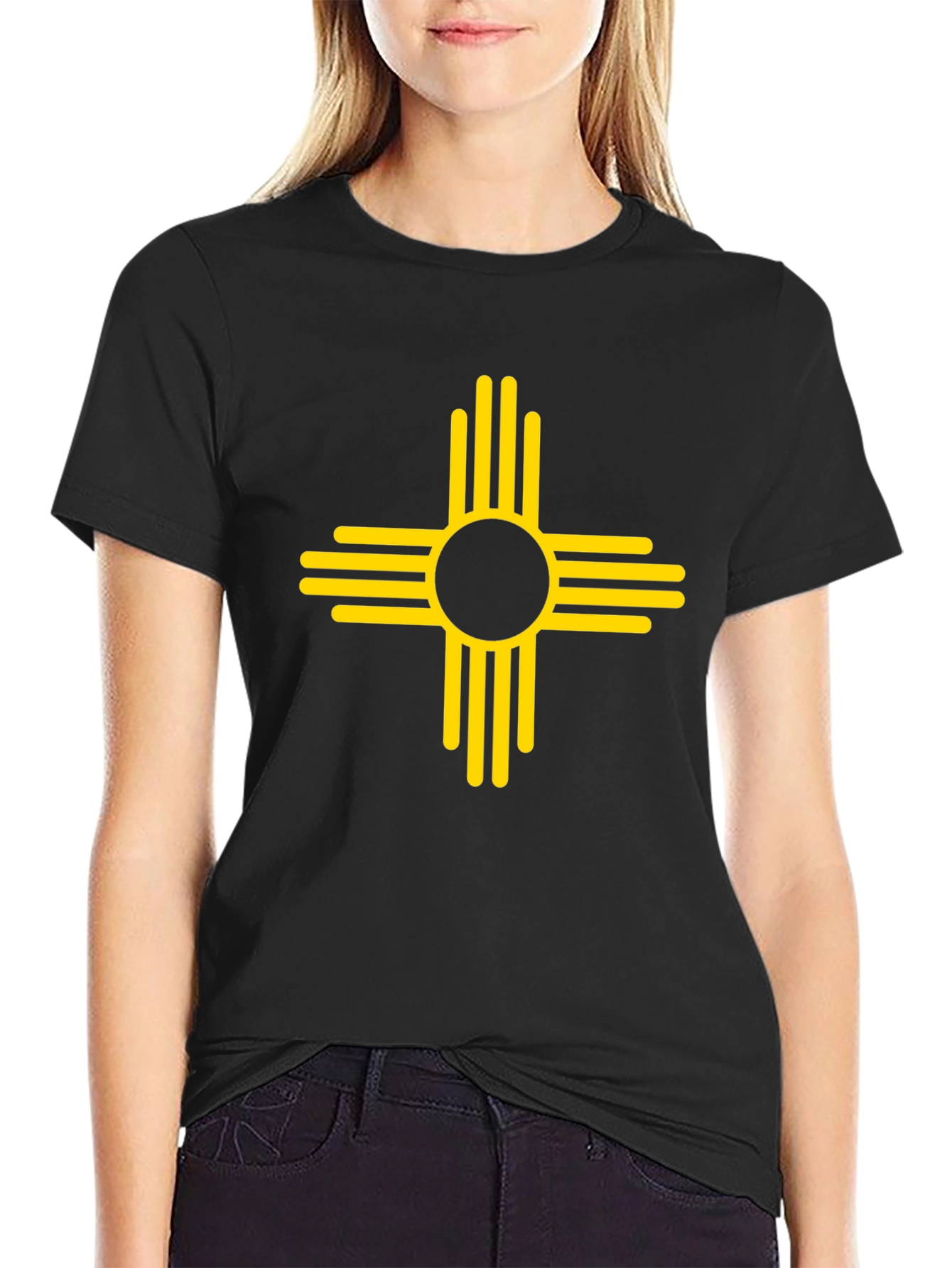 New Mexico Zia Sun Symbol Graphic Tee