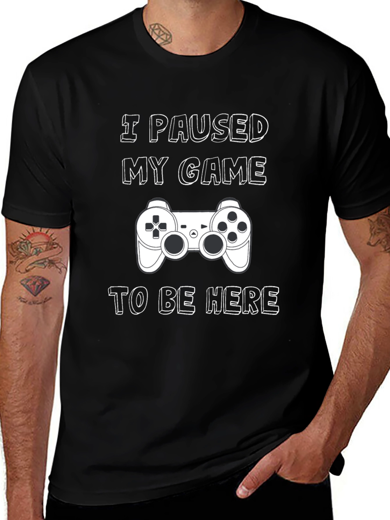 Gamer T-Shirt: I Paused My Game