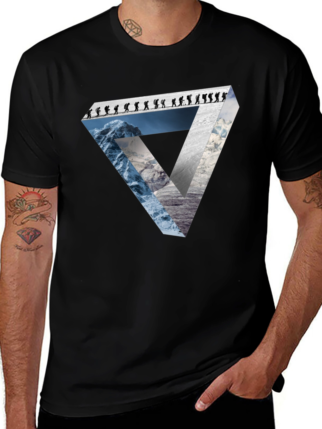 Mountain Climber Triangle Graphic Tee