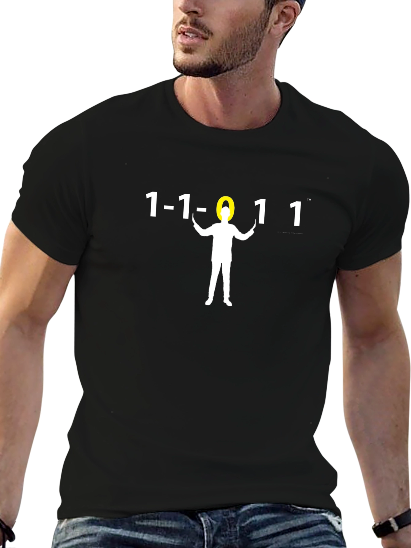 Binary Code Graphic T-Shirt