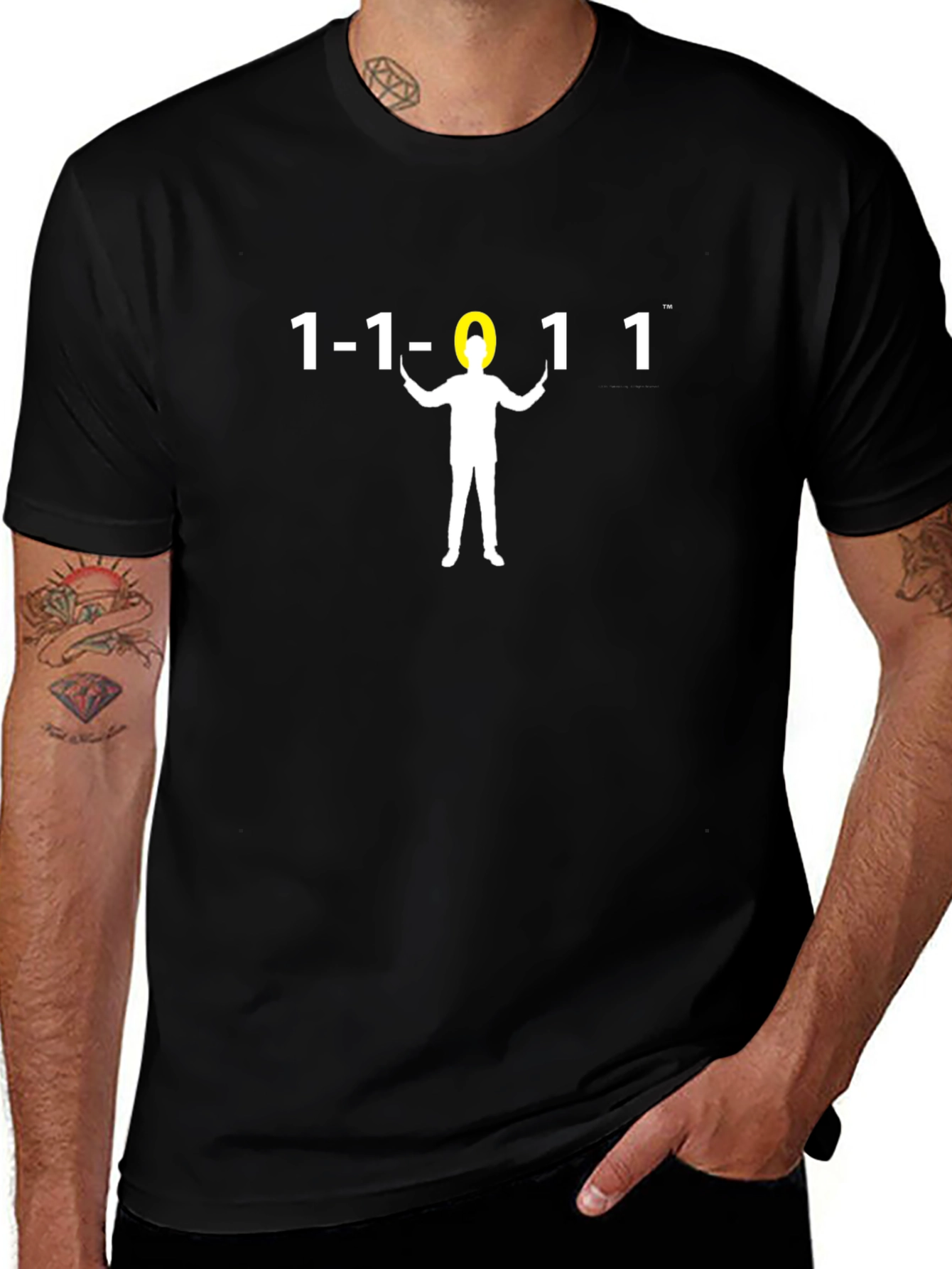 Binary Code Graphic T-Shirt
