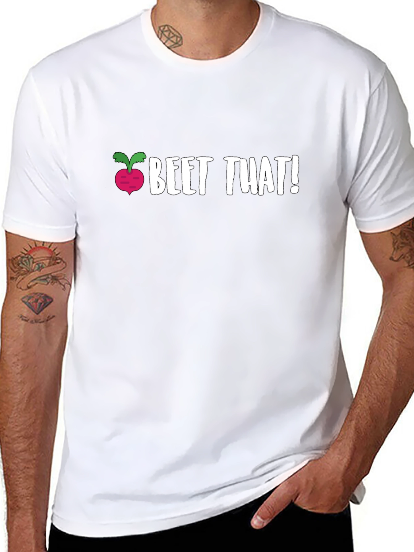 Beet That! Novelty Graphic T-Shirt