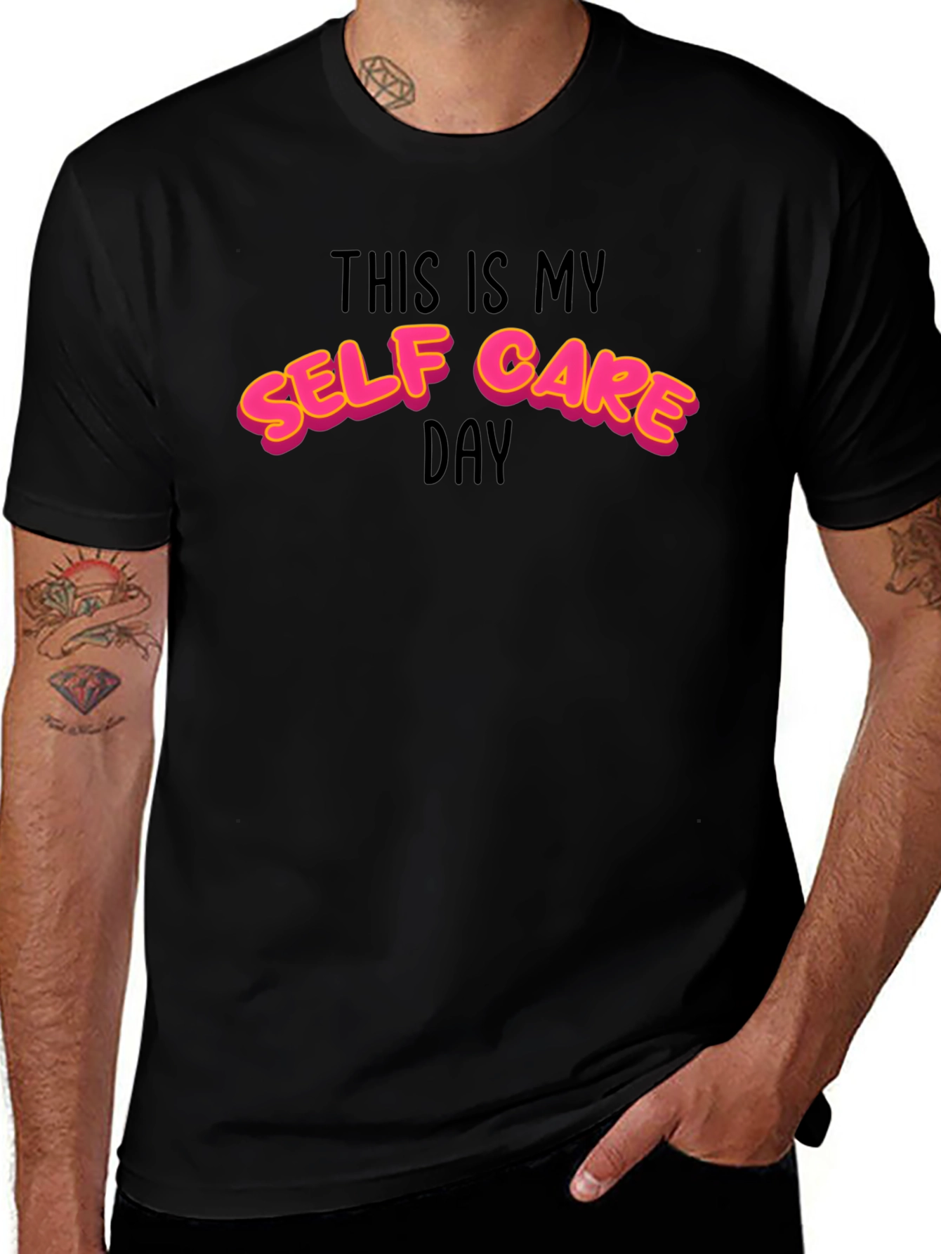 Self Care Day Graphic Tee -  Relax in Style