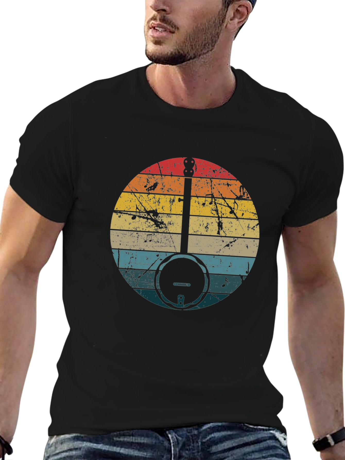 Retro Banjo Music T-Shirt