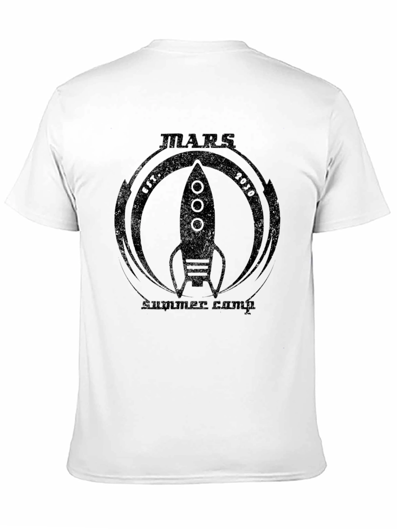 Mars Summer Camp Rocket Graphic Tee