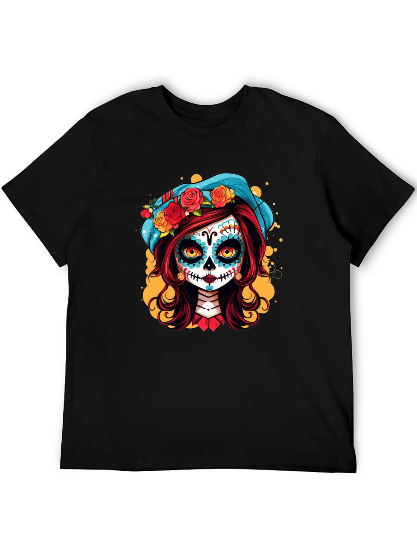 Day of the Dead Sugar Skull Girl T-Shirt