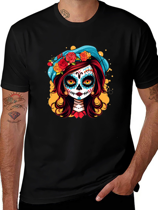 Day of the Dead Sugar Skull Girl T-Shirt