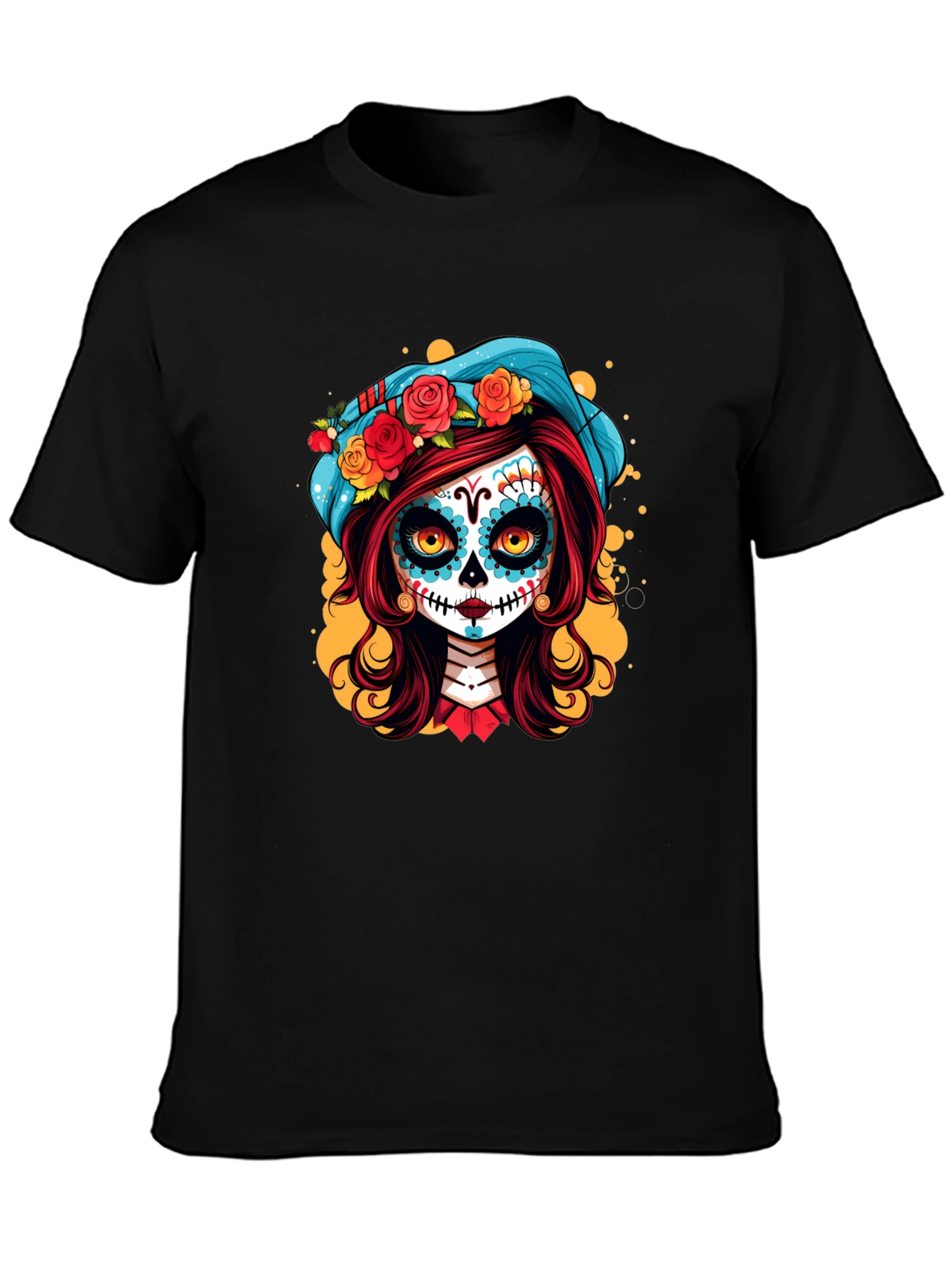Day of the Dead Sugar Skull Girl T-Shirt