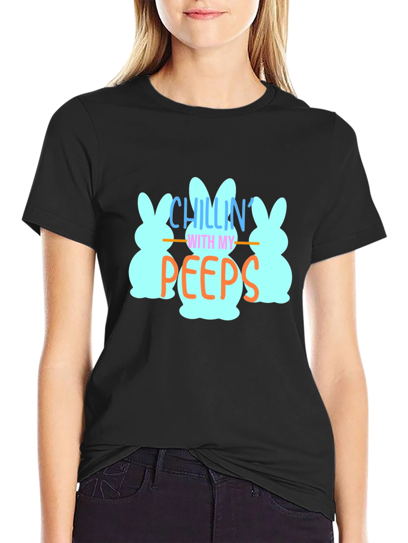 Chillin With My Peeps Easter T-Shirt