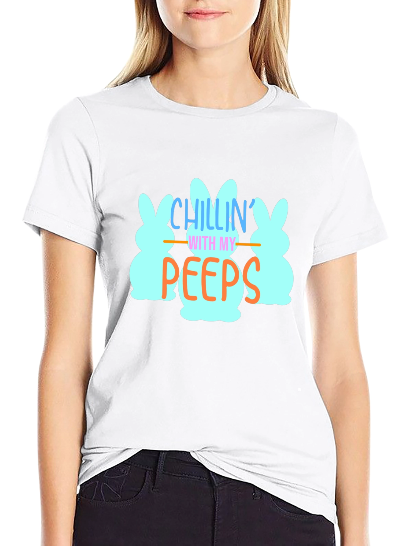 Chillin With My Peeps Easter T-Shirt