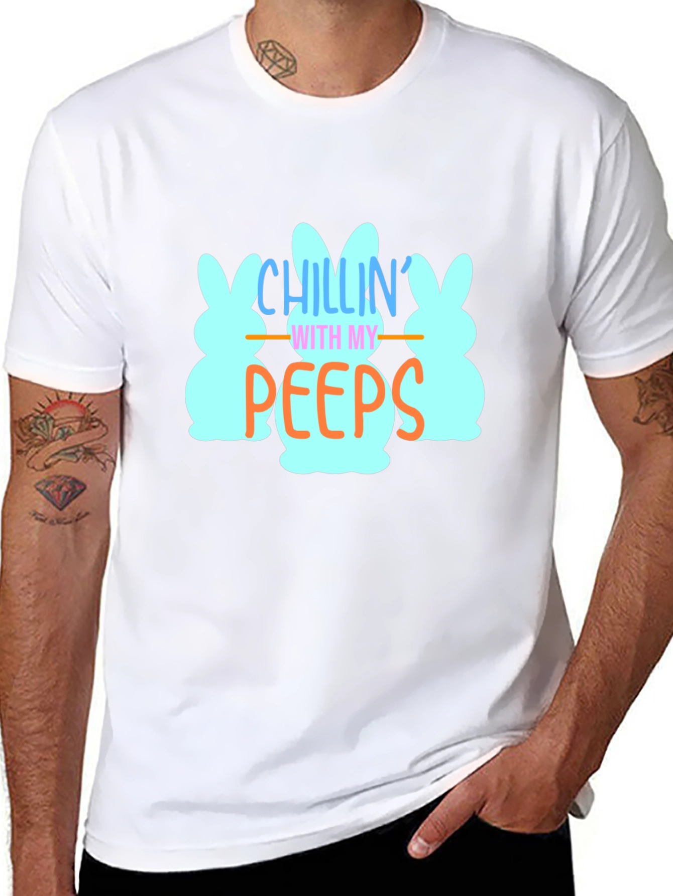 Chillin With My Peeps Easter T-Shirt