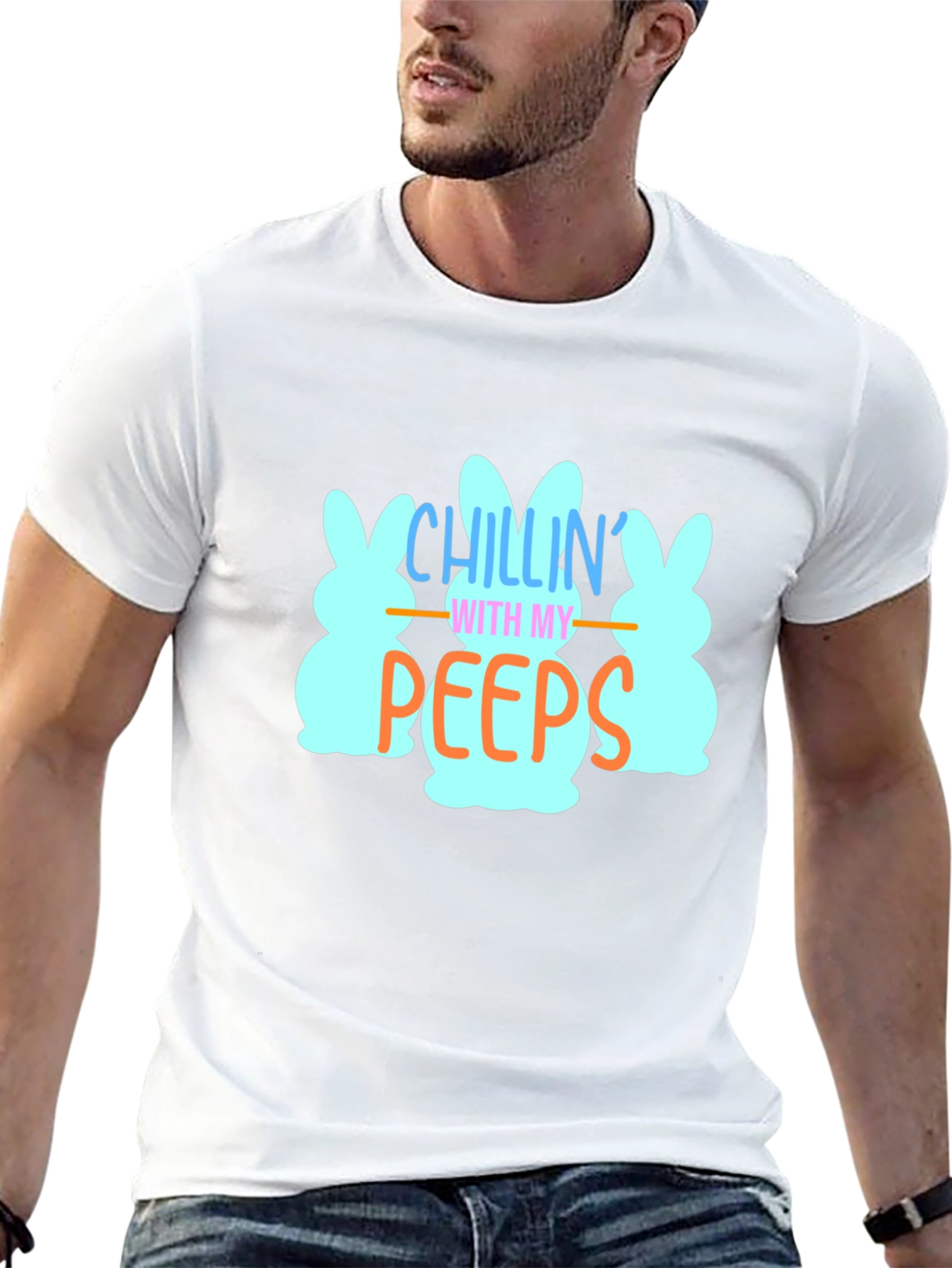 Chillin With My Peeps Easter T-Shirt