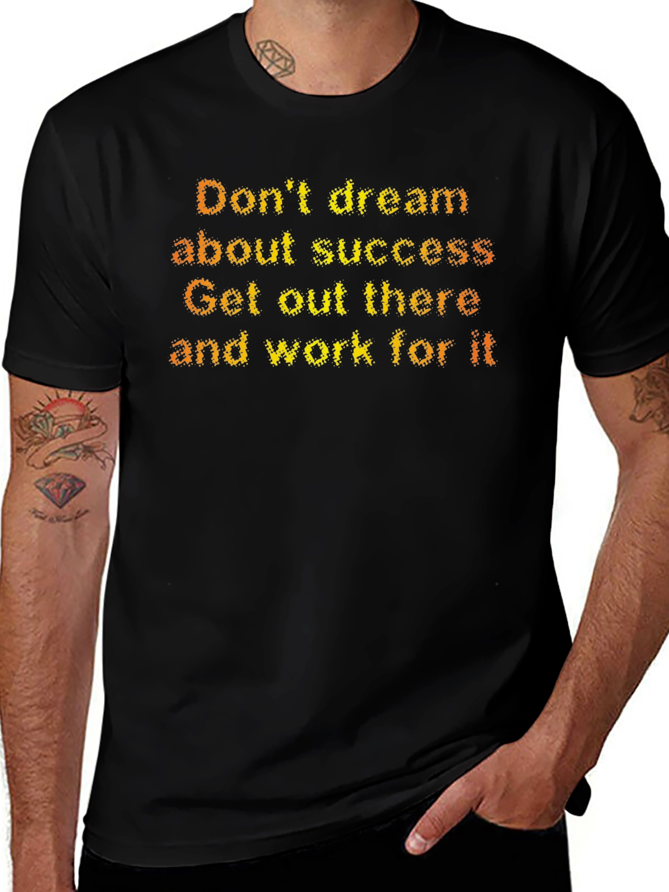 Motivational Graphic Tee - Work For It