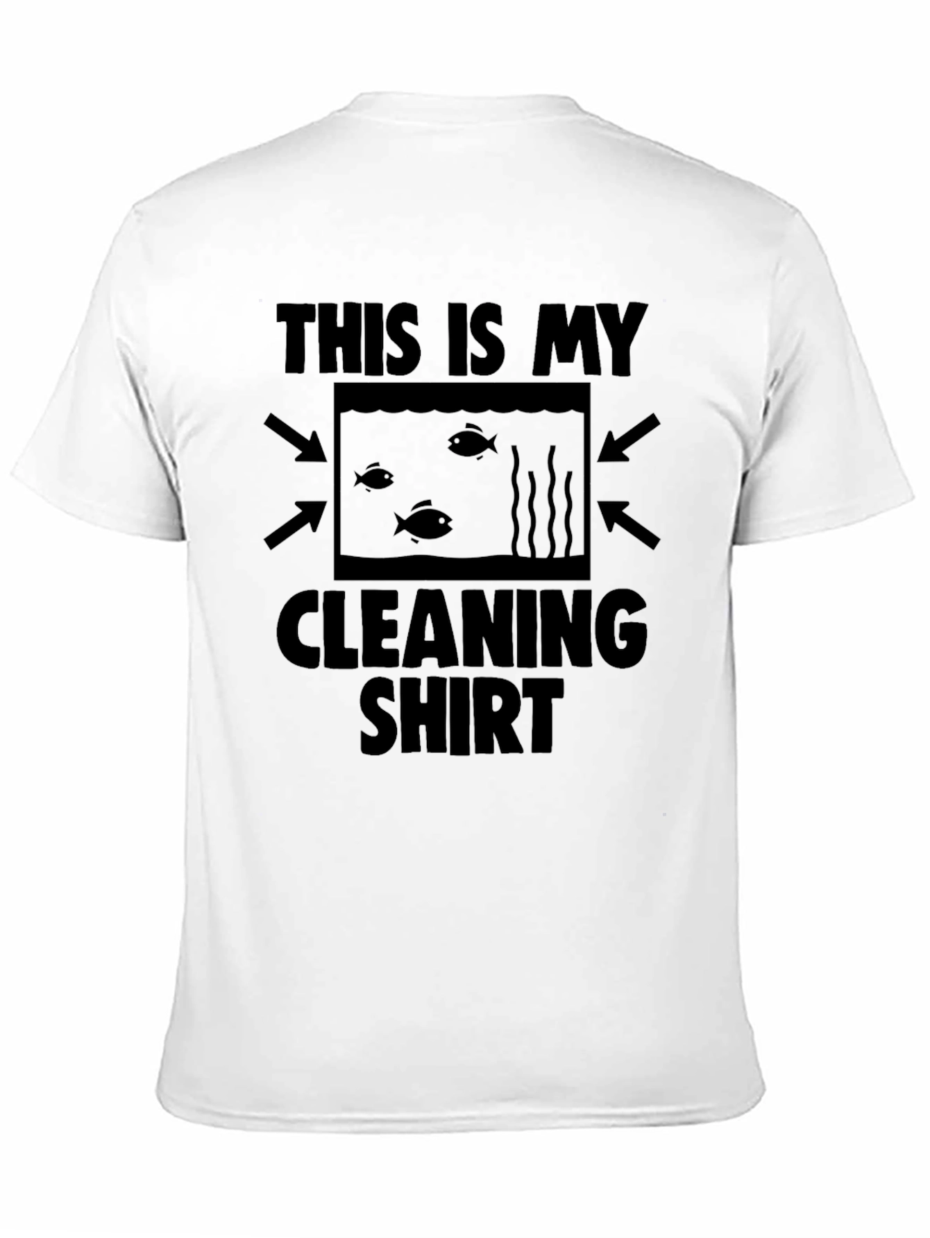 Aquarium Cleaning Shirt - Black