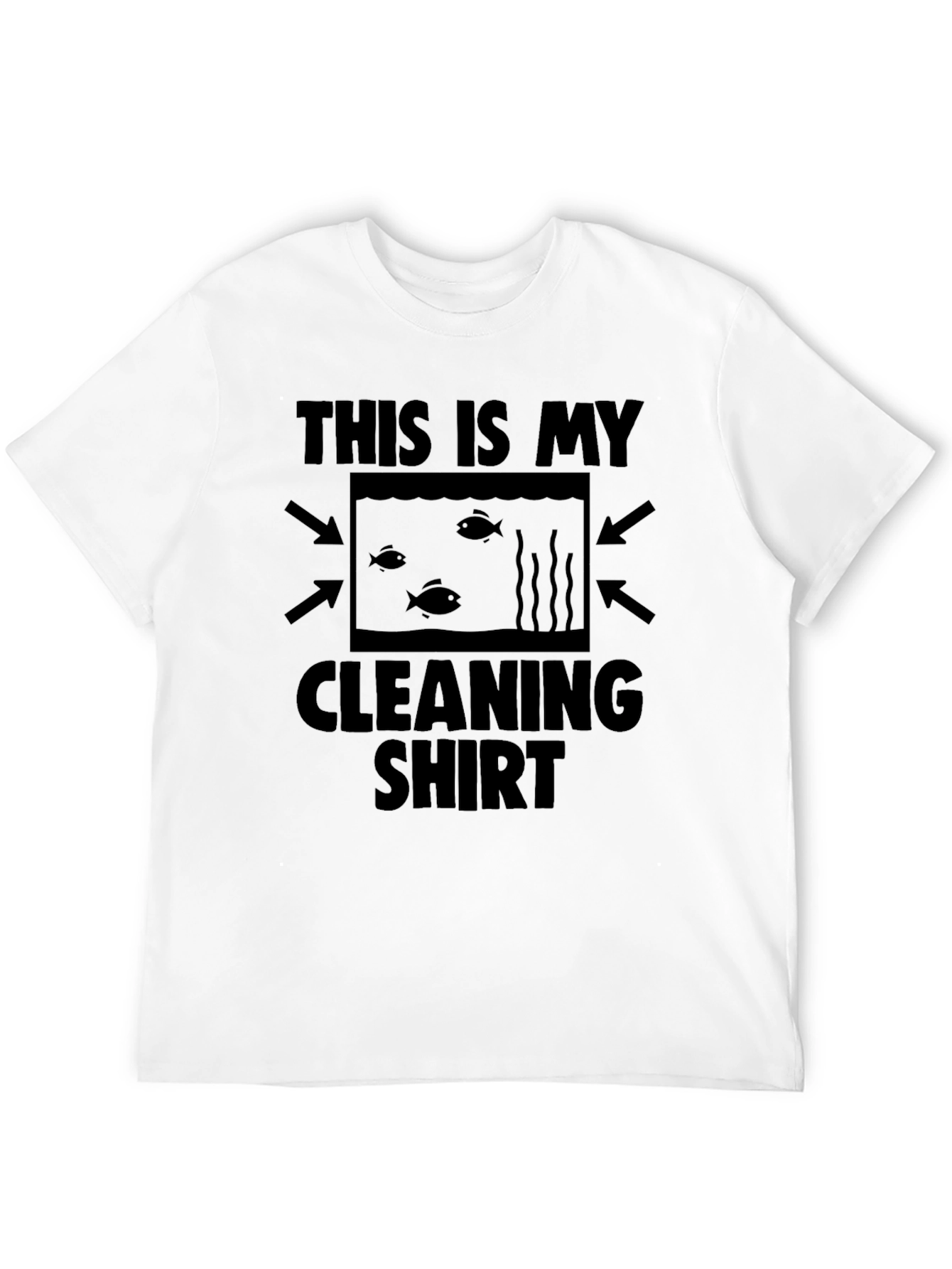 Aquarium Cleaning Shirt - Black