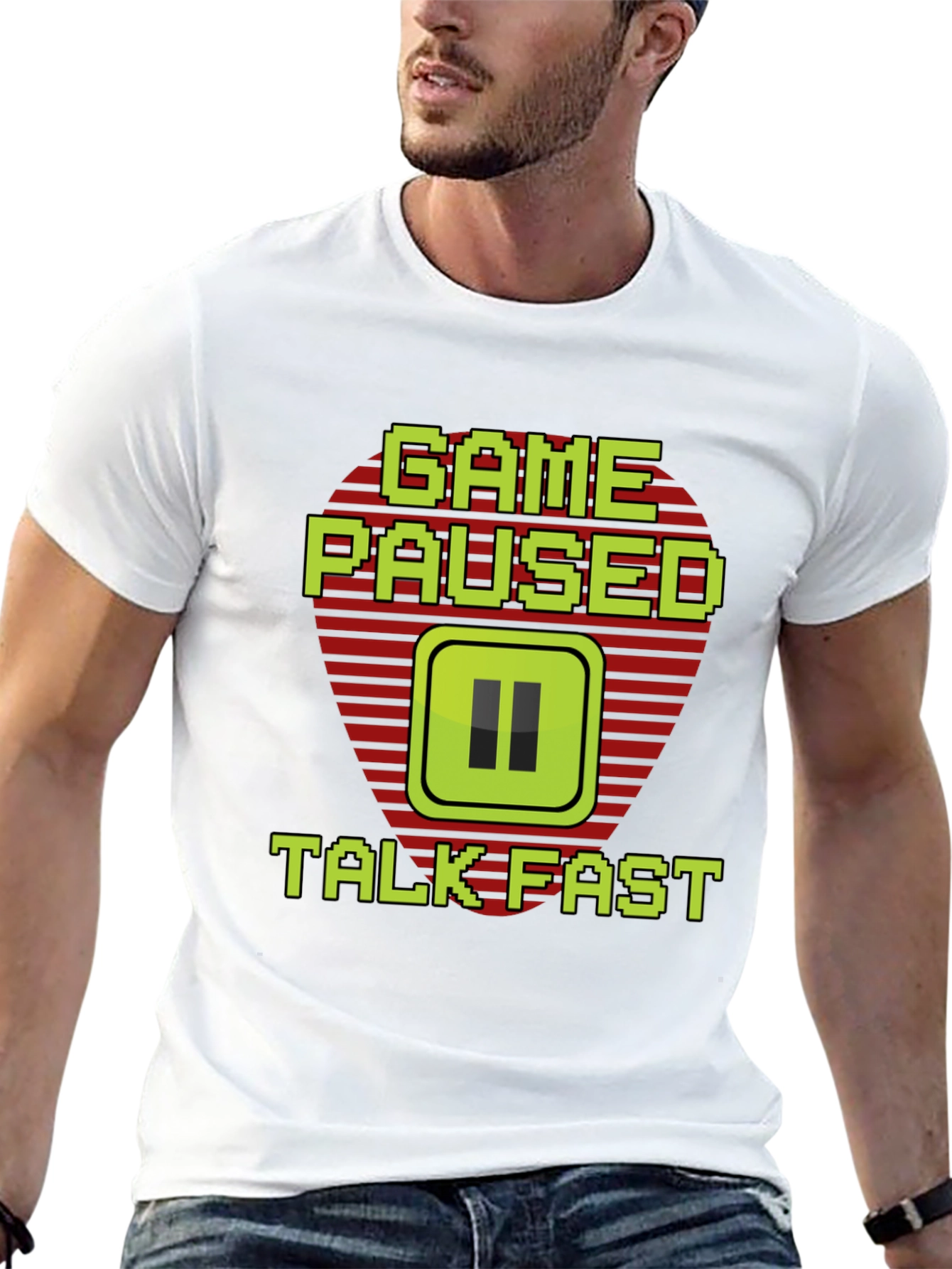 Game Paused - Talk Fast Gamer T-Shirt