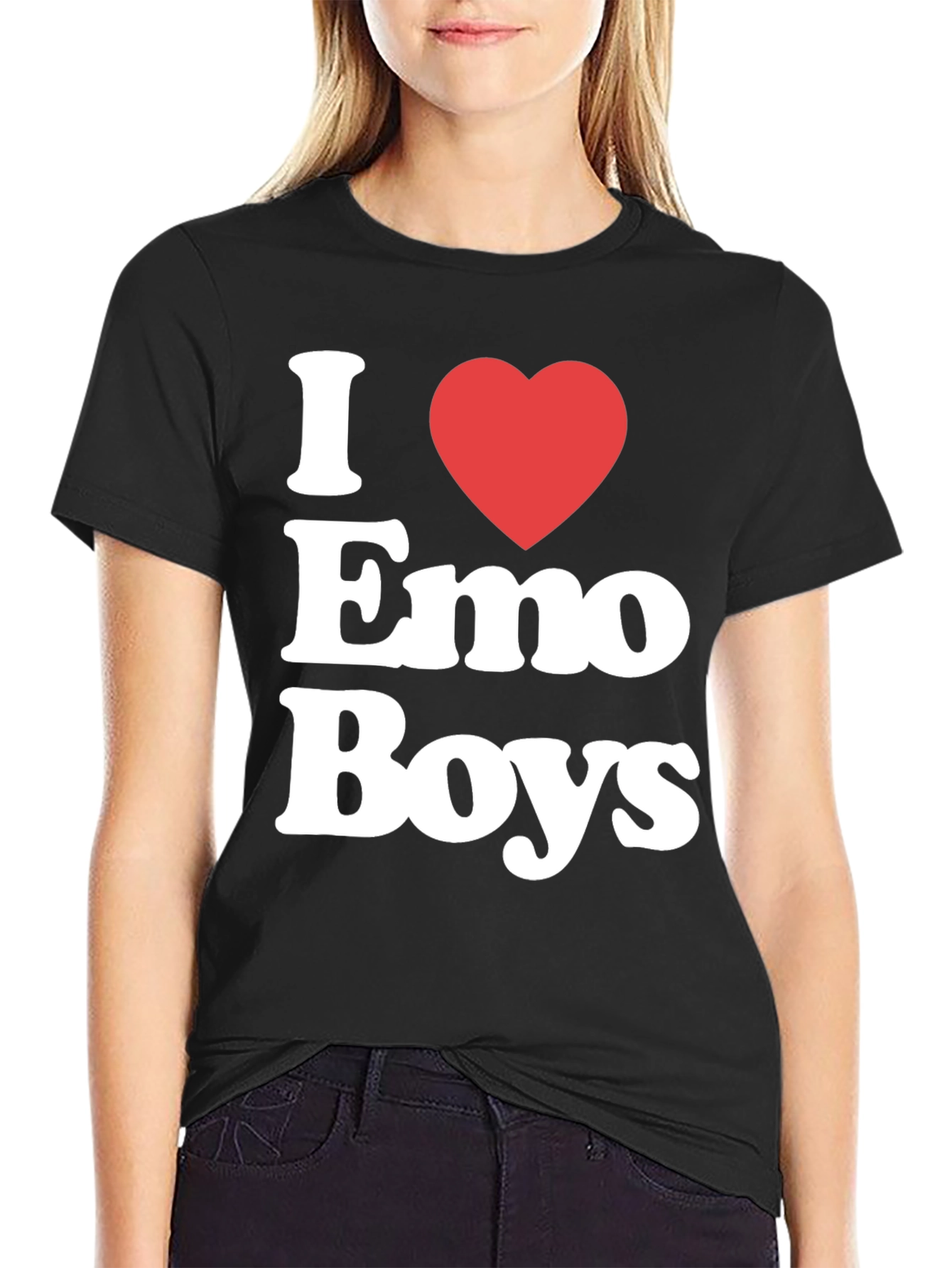 I Heart Emo Boys Graphic Tee