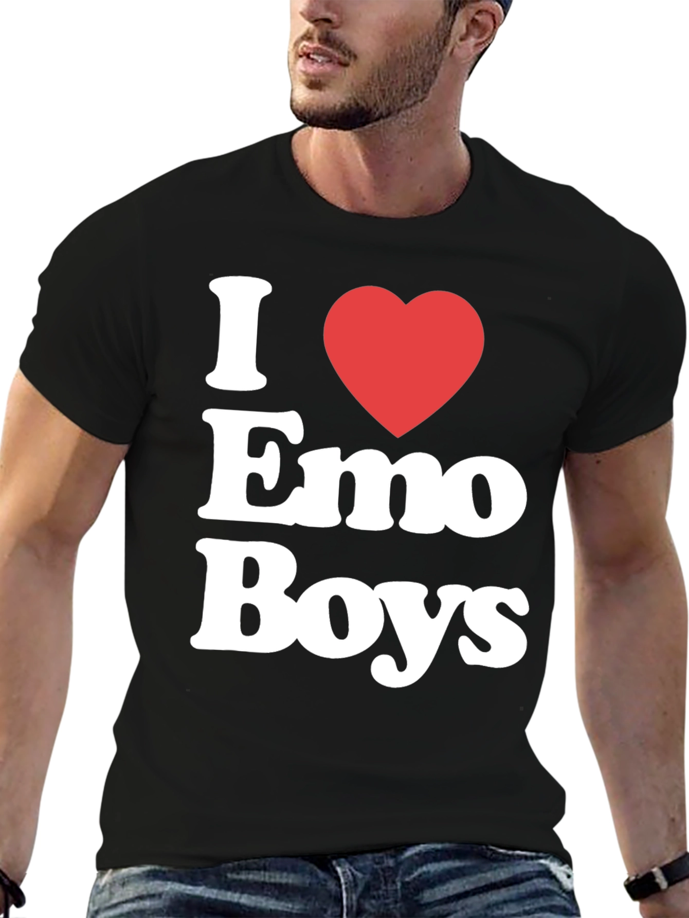 I Heart Emo Boys Graphic Tee