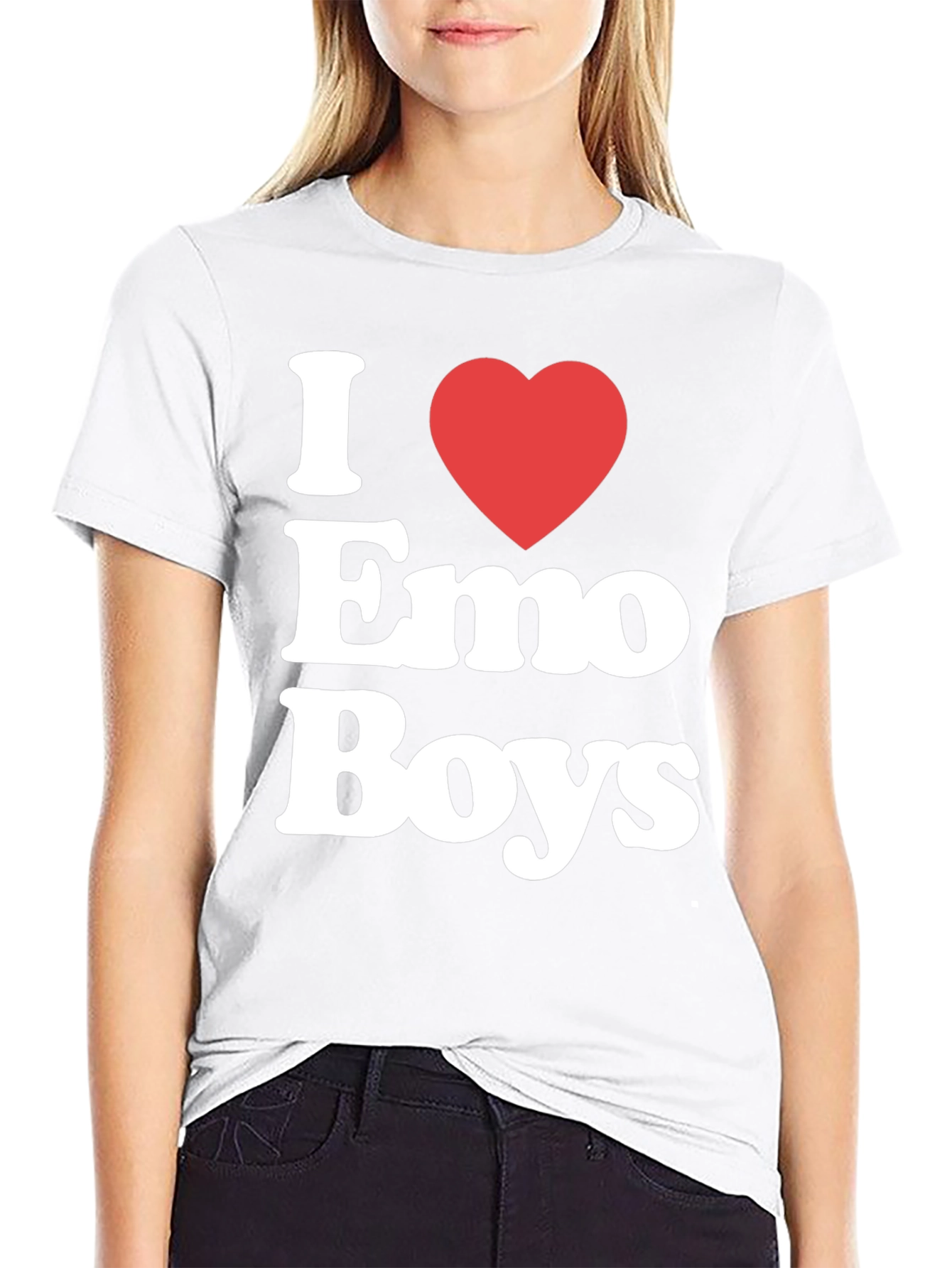 I Heart Emo Boys Graphic Tee