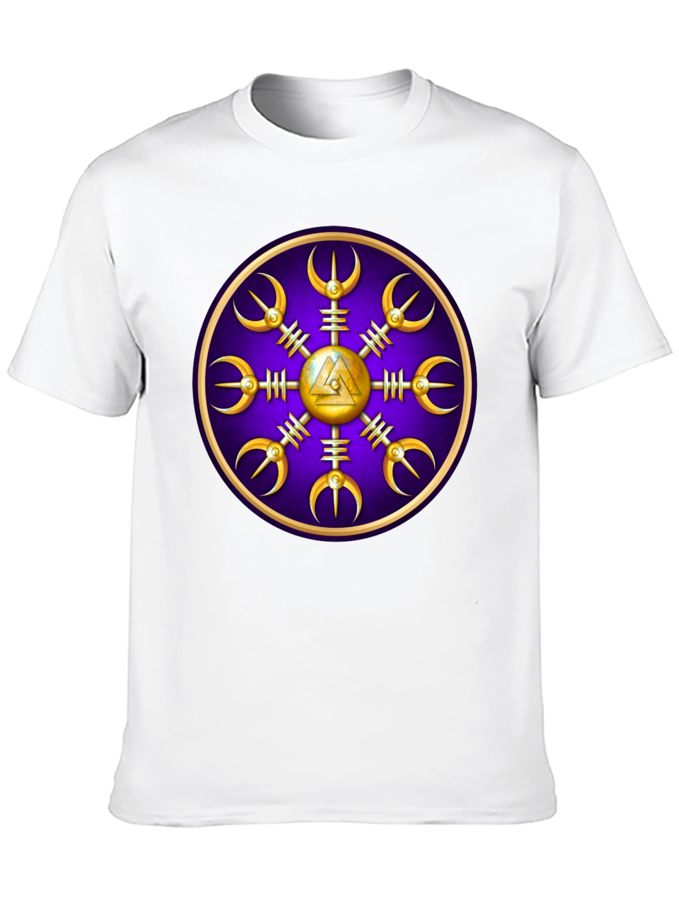 Viking Helm of Awe Graphic Tee - Black