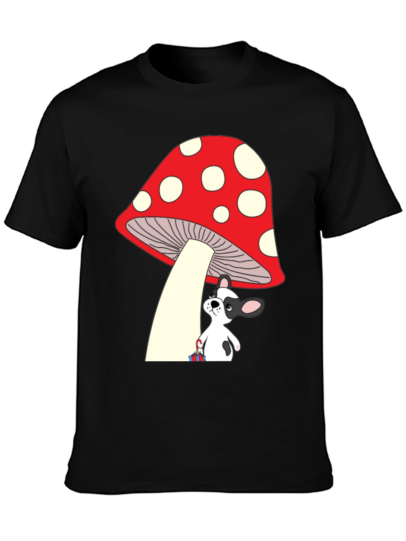 Mushroom Dog Graphic T-Shirt