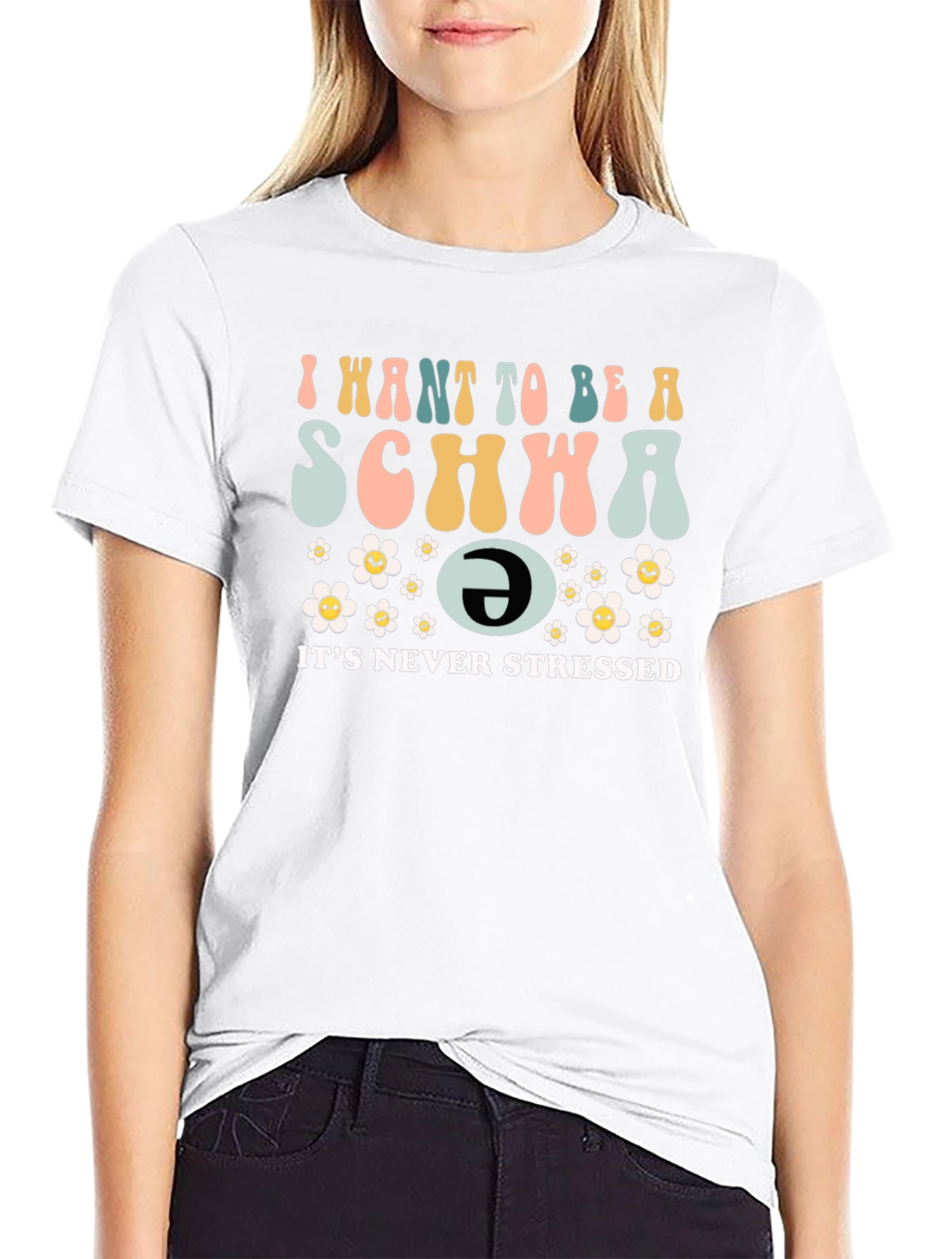 I Want To Be A Schwa Funny T-Shirt