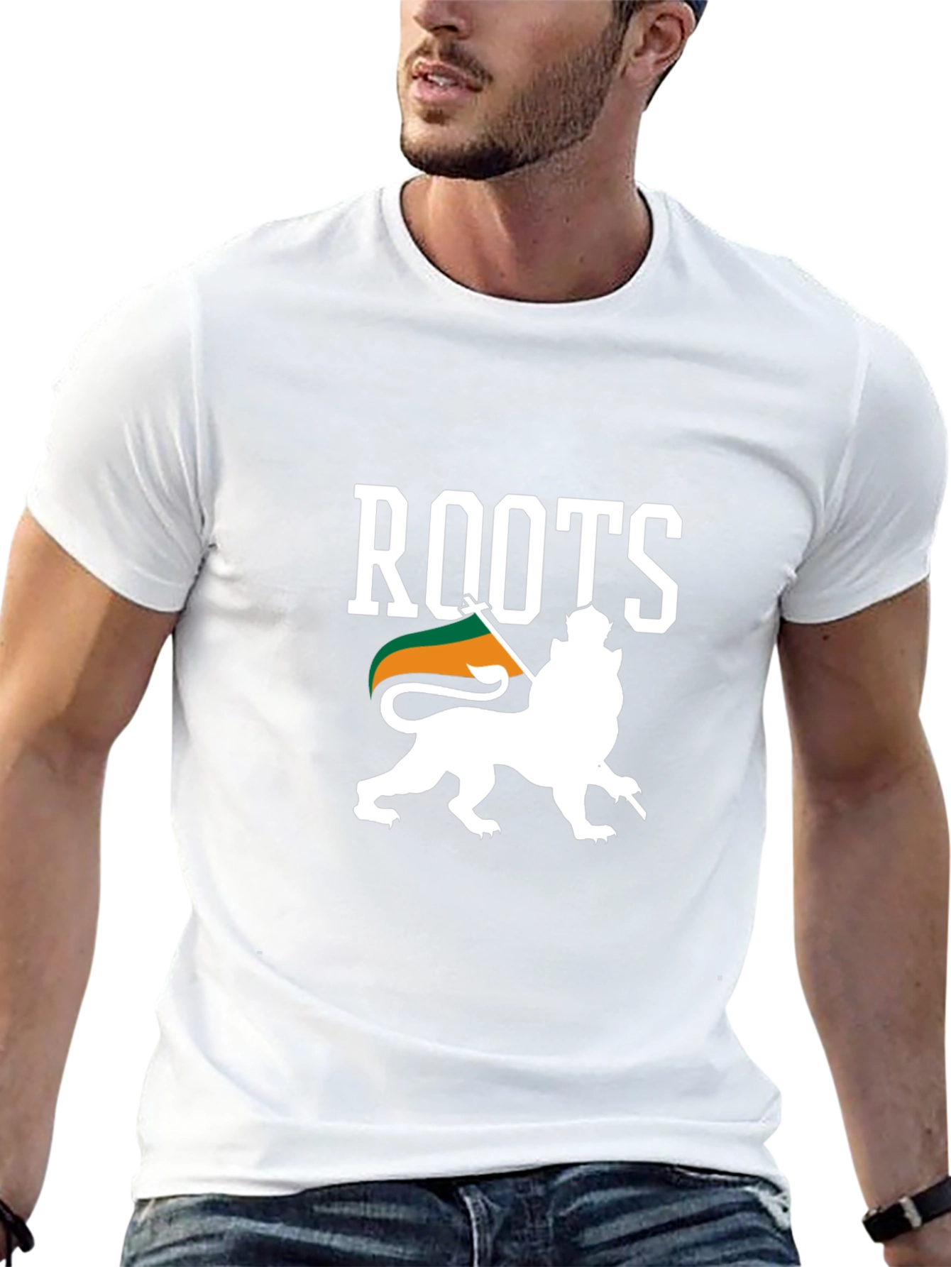 Roots Lion T-Shirt - Black