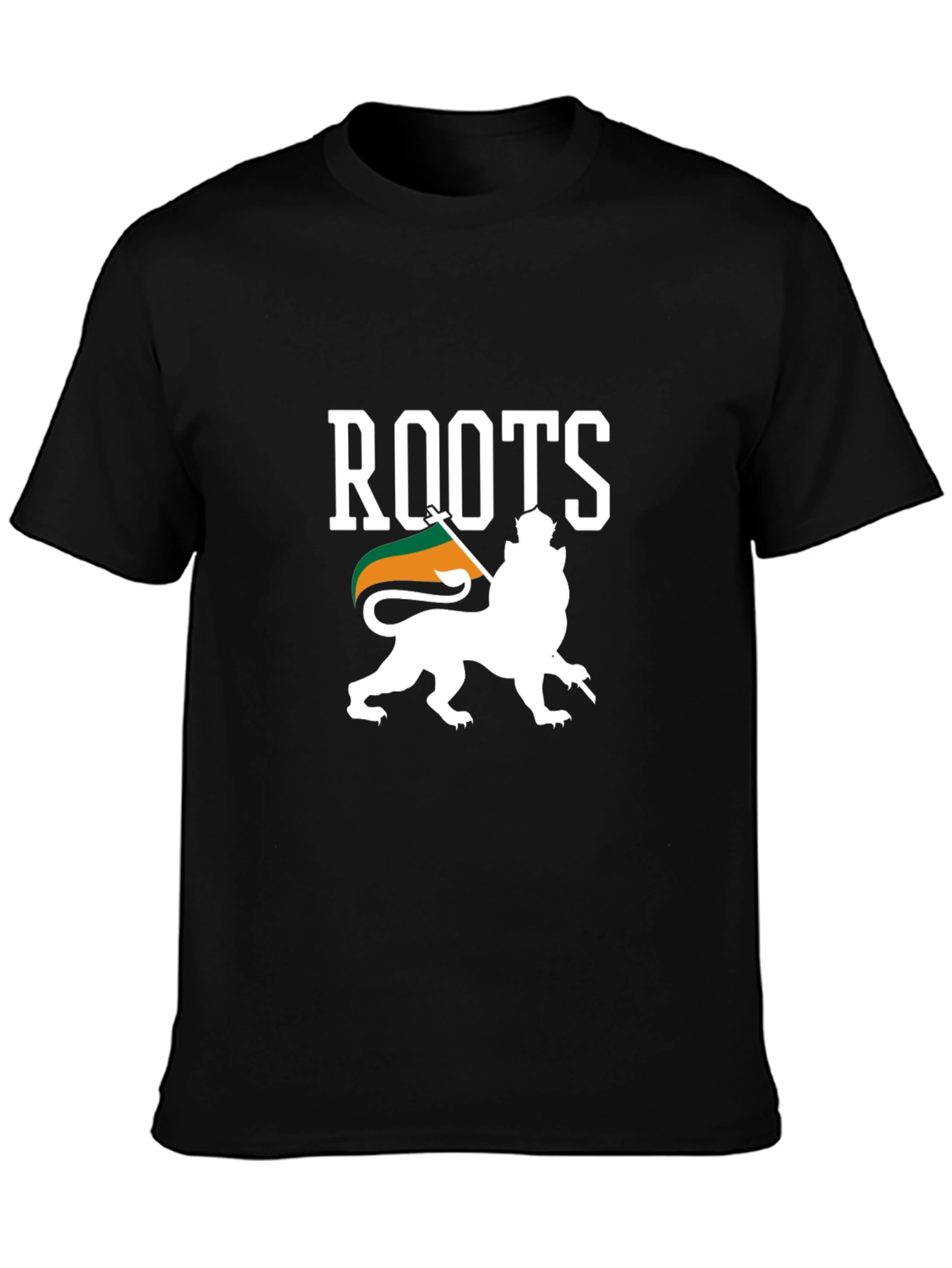 Roots Lion T-Shirt - Black
