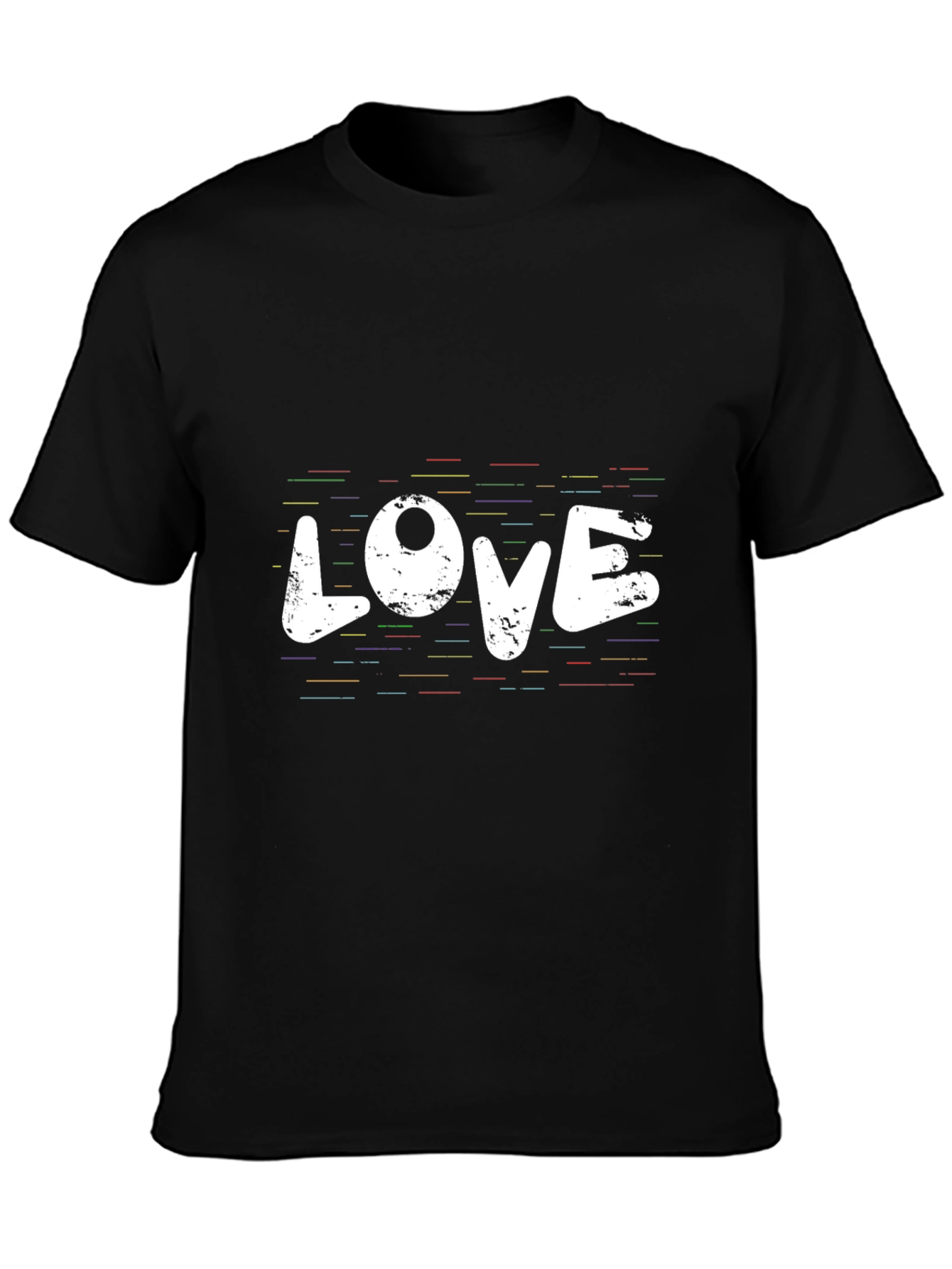 Love Graphic T-Shirt - Mens Black Tee
