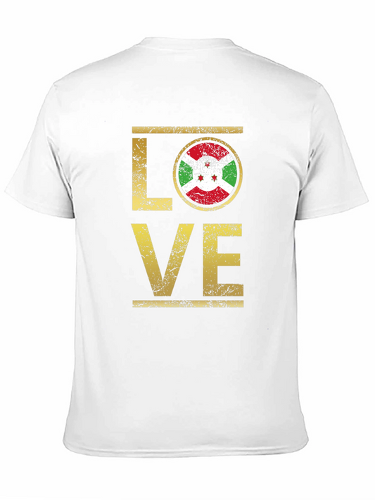 Burundi Flag Love T-Shirt
