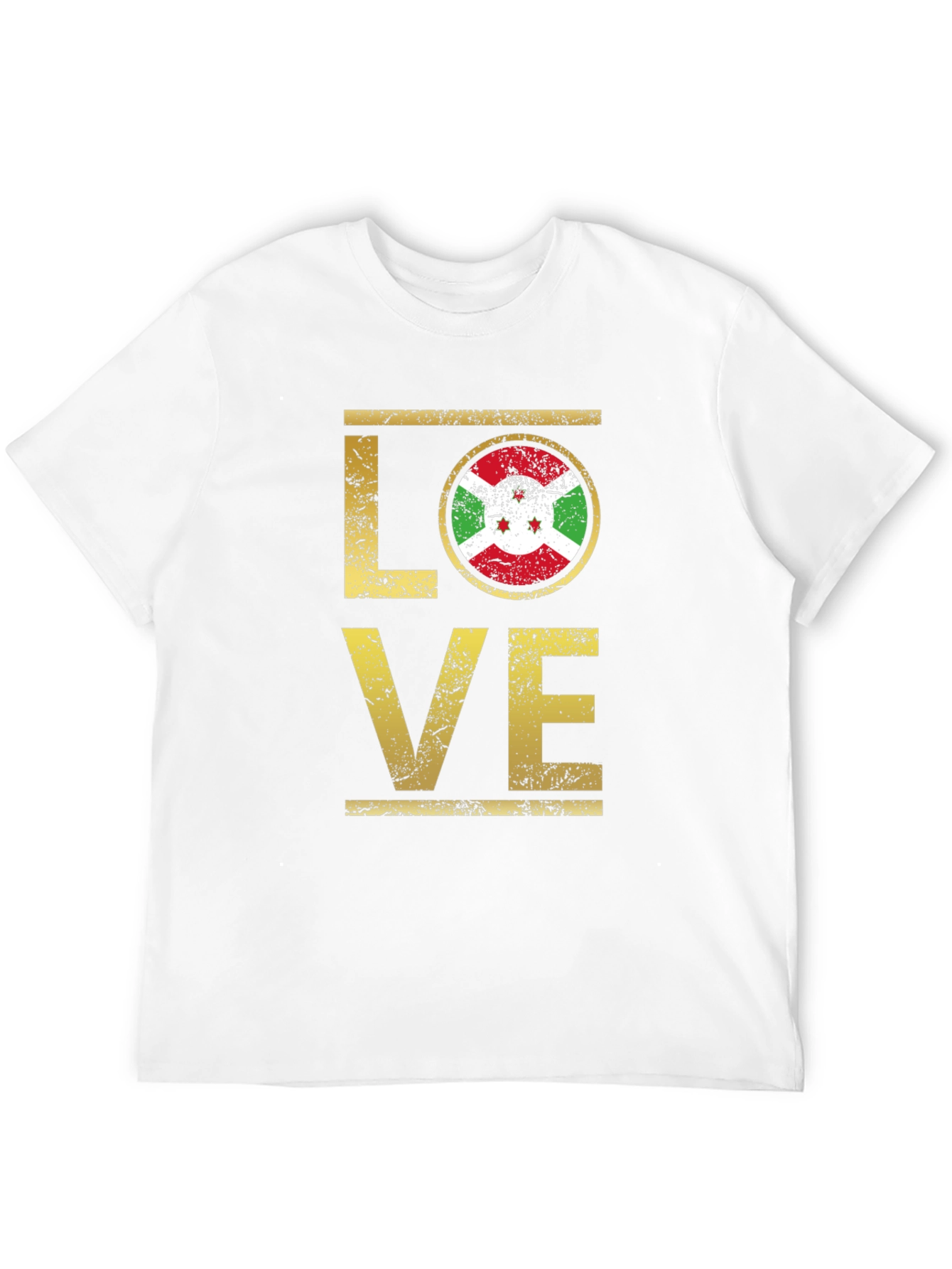 Burundi Flag Love T-Shirt