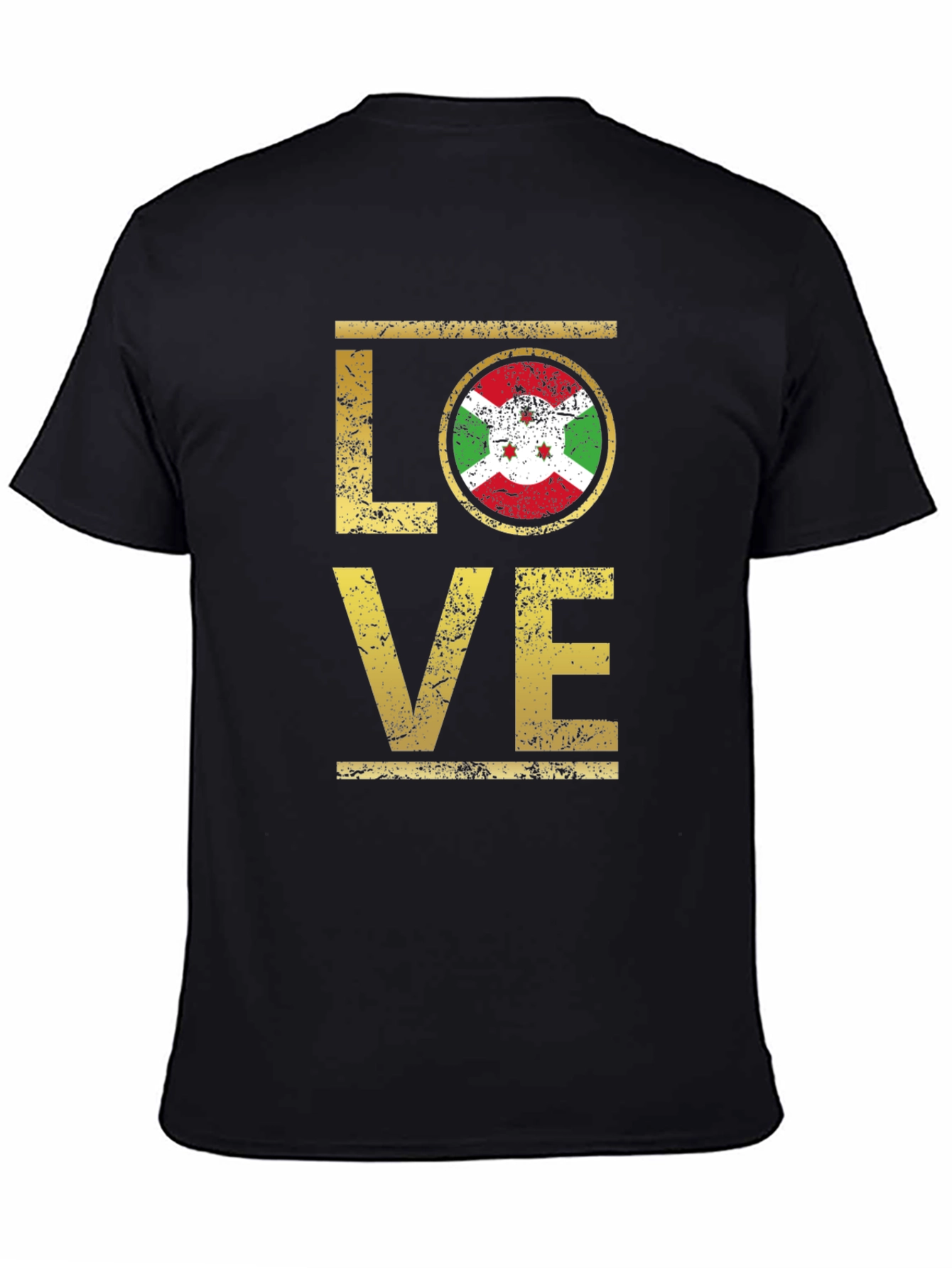 Burundi Flag Love T-Shirt
