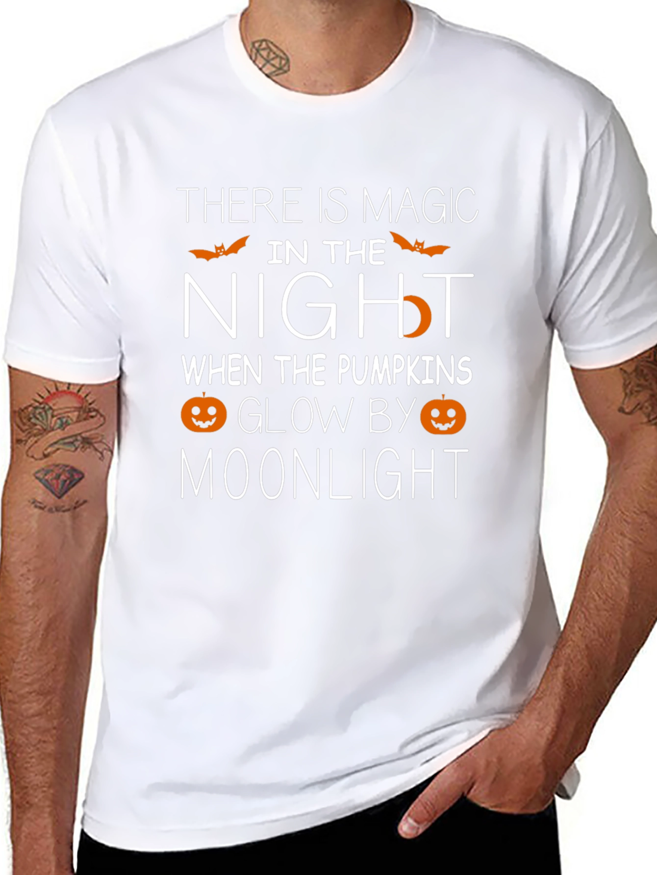 Halloween Magic Night Graphic T-Shirt