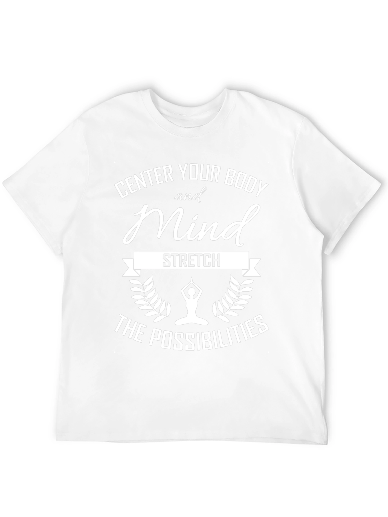 Center Body and Mind Stretch T-Shirt
