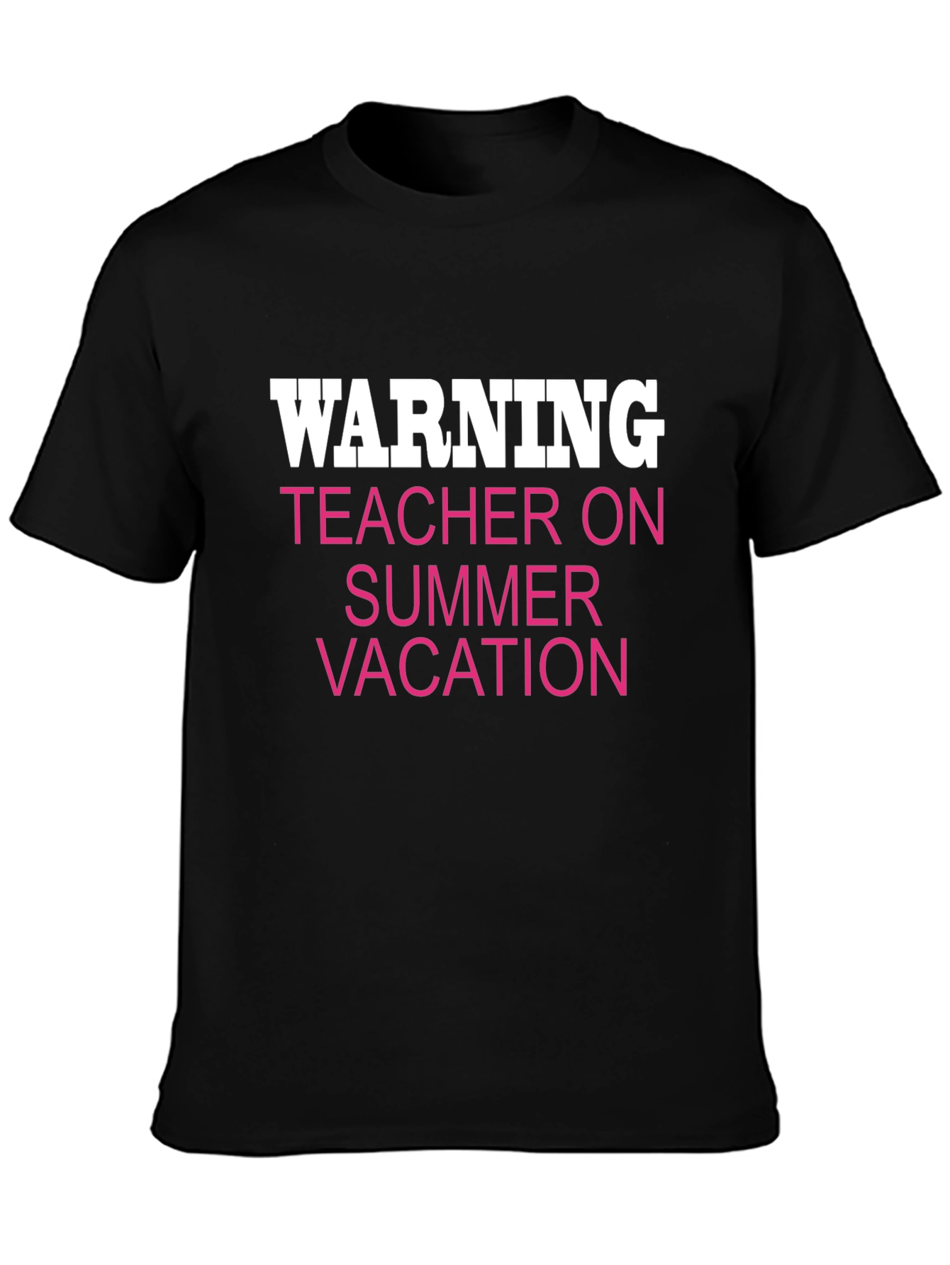 Warning Teacher on Summer Vacation Tee