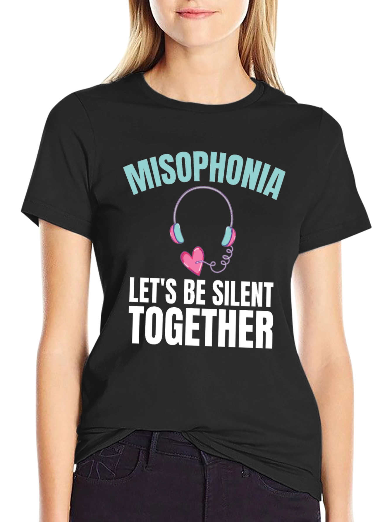 Misophonia Silent Together Graphic Tee