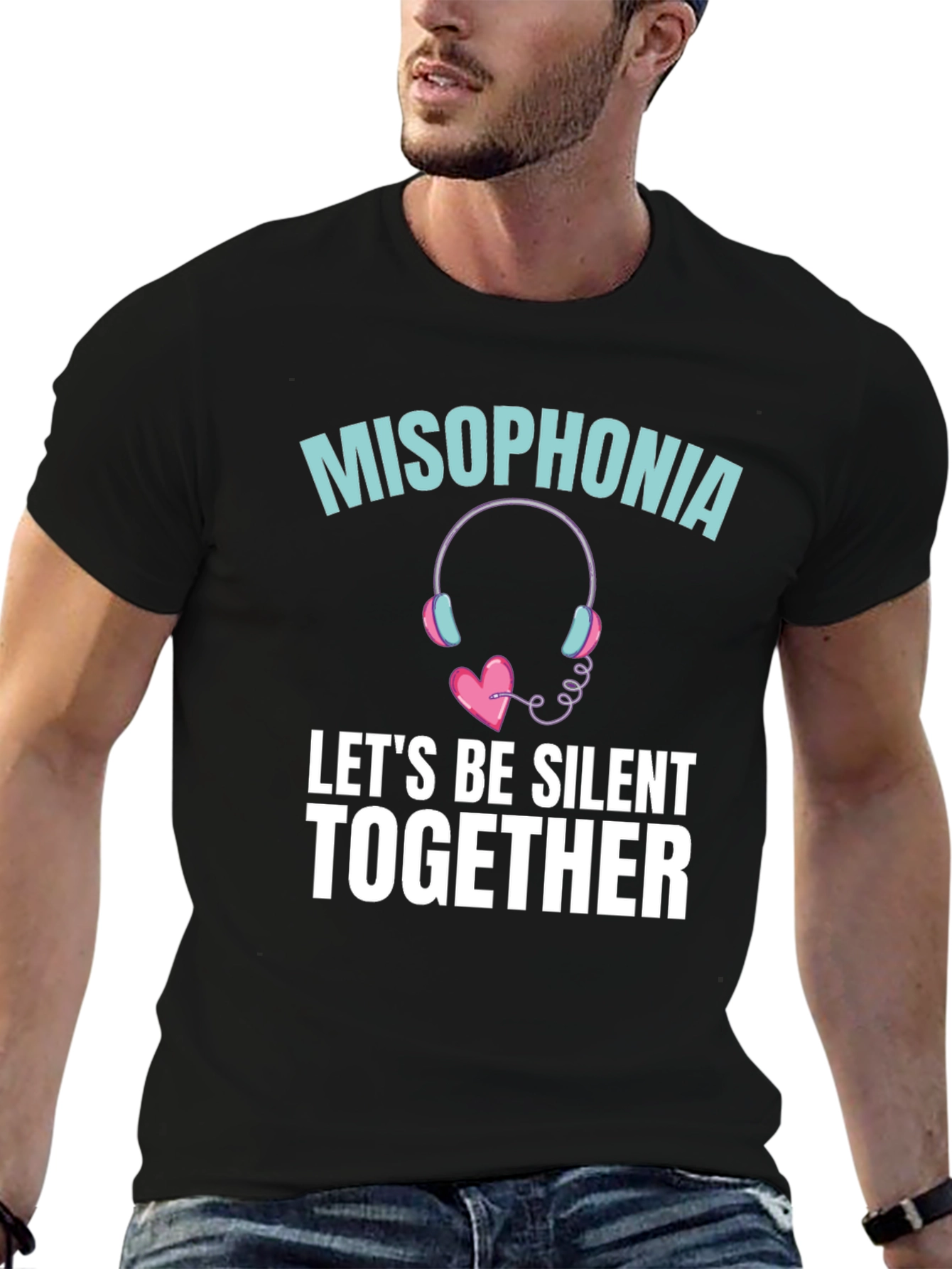 Misophonia Silent Together Graphic Tee