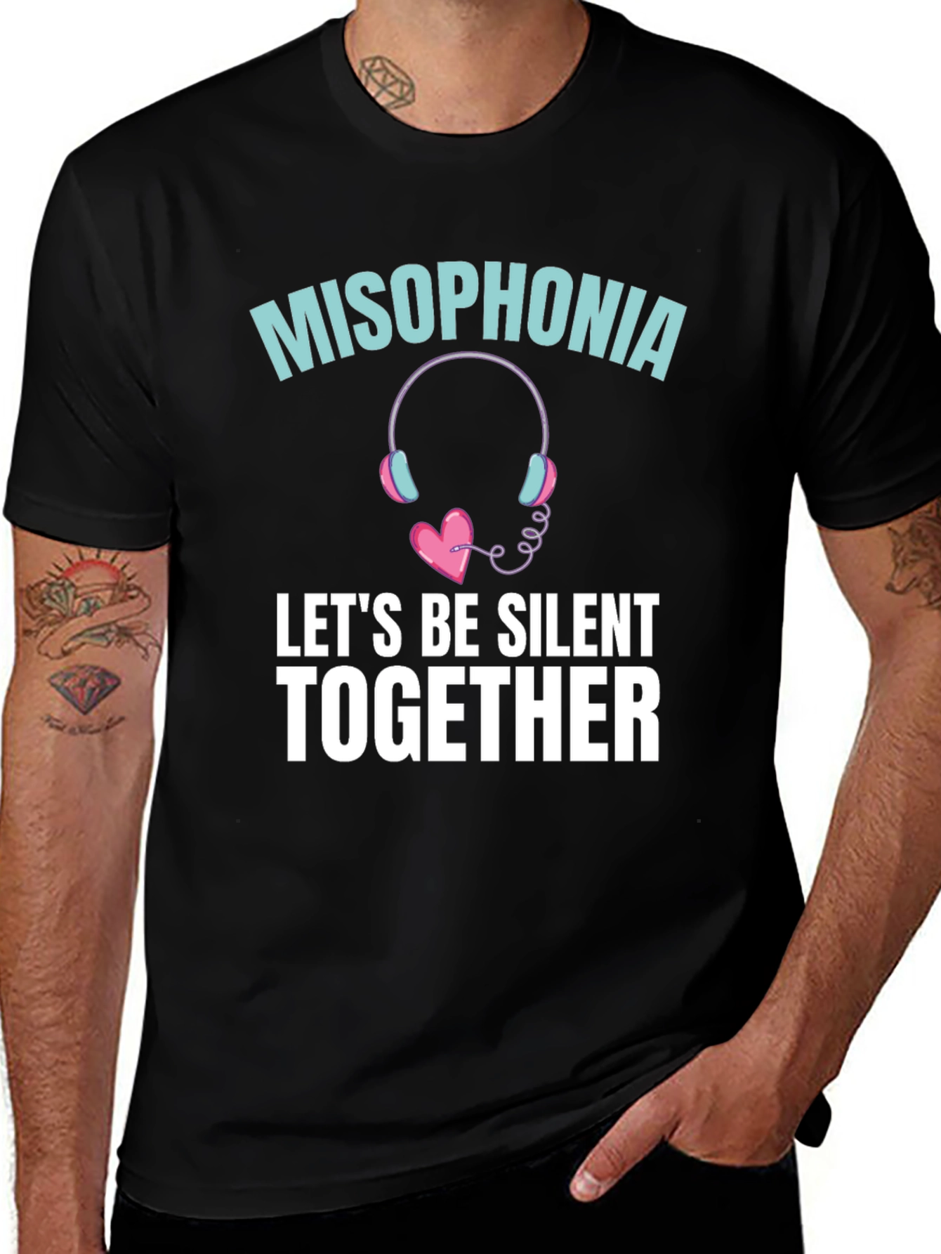 Misophonia Silent Together Graphic Tee