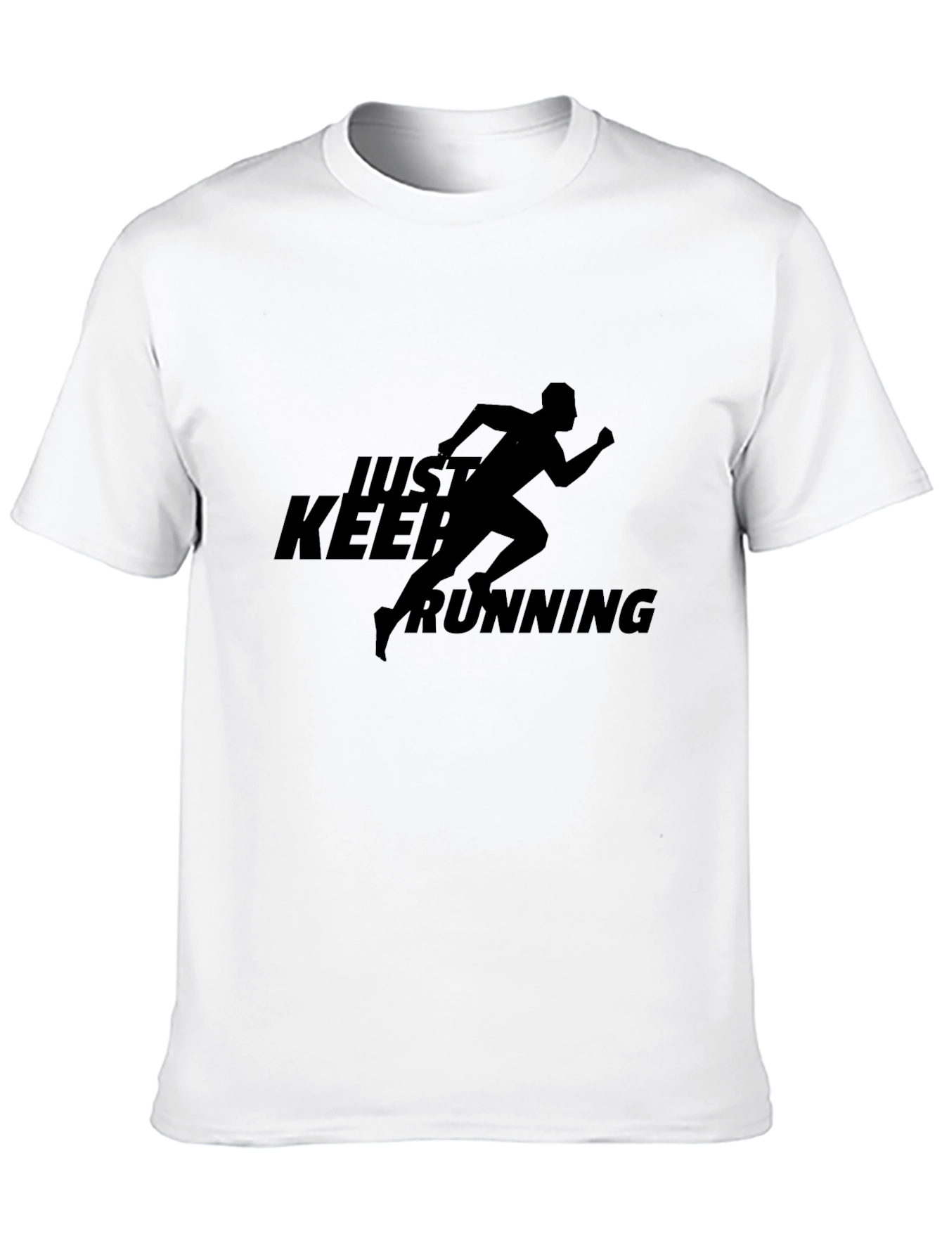 Just Keep Running Tee - Stylish Activewear