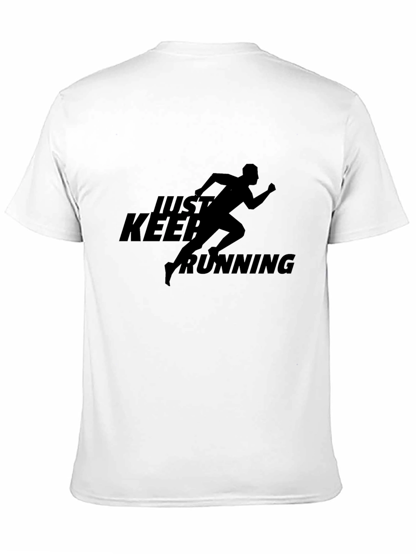 Just Keep Running Tee - Stylish Activewear